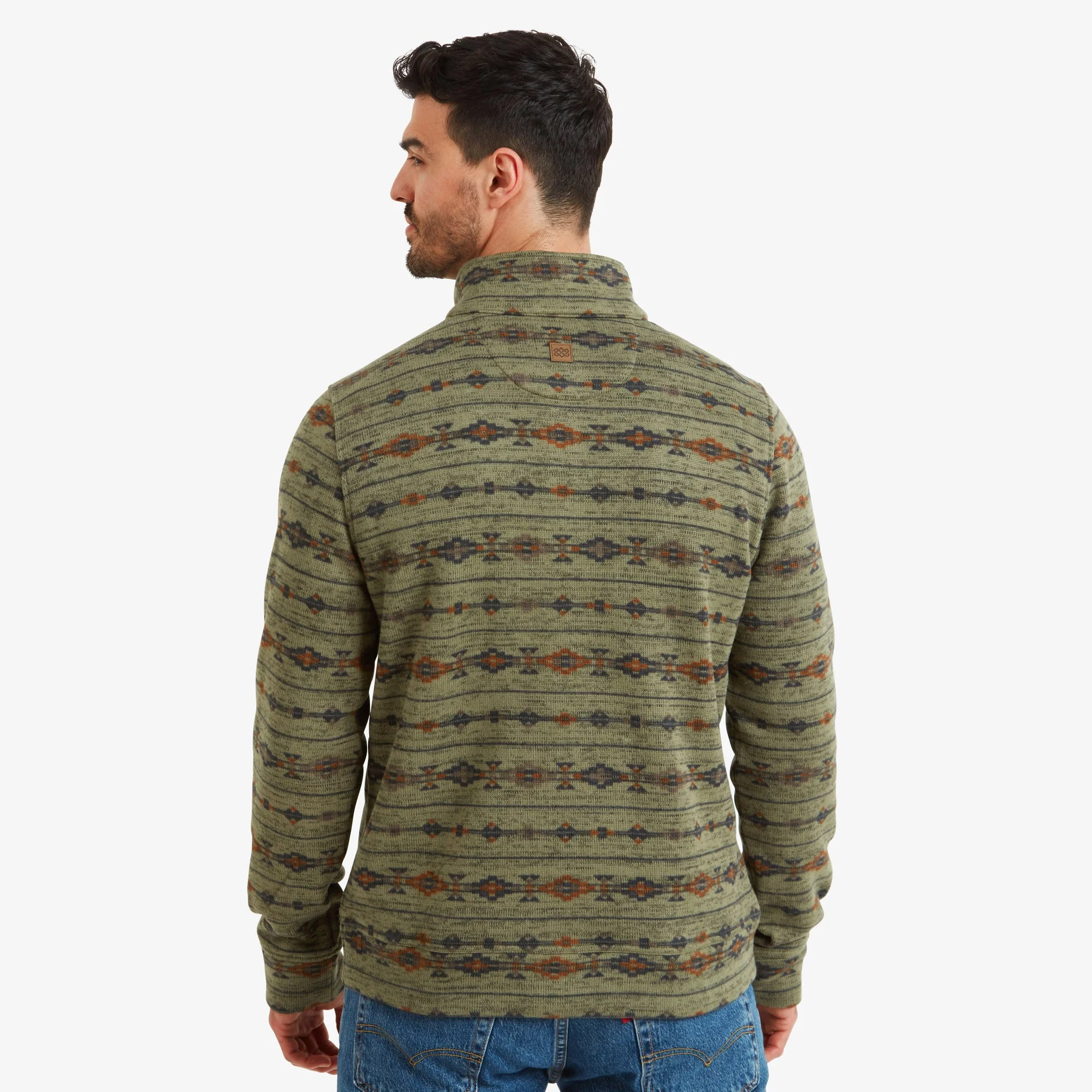 Bhutan Pullover - Evergreen Stripe - Image 5