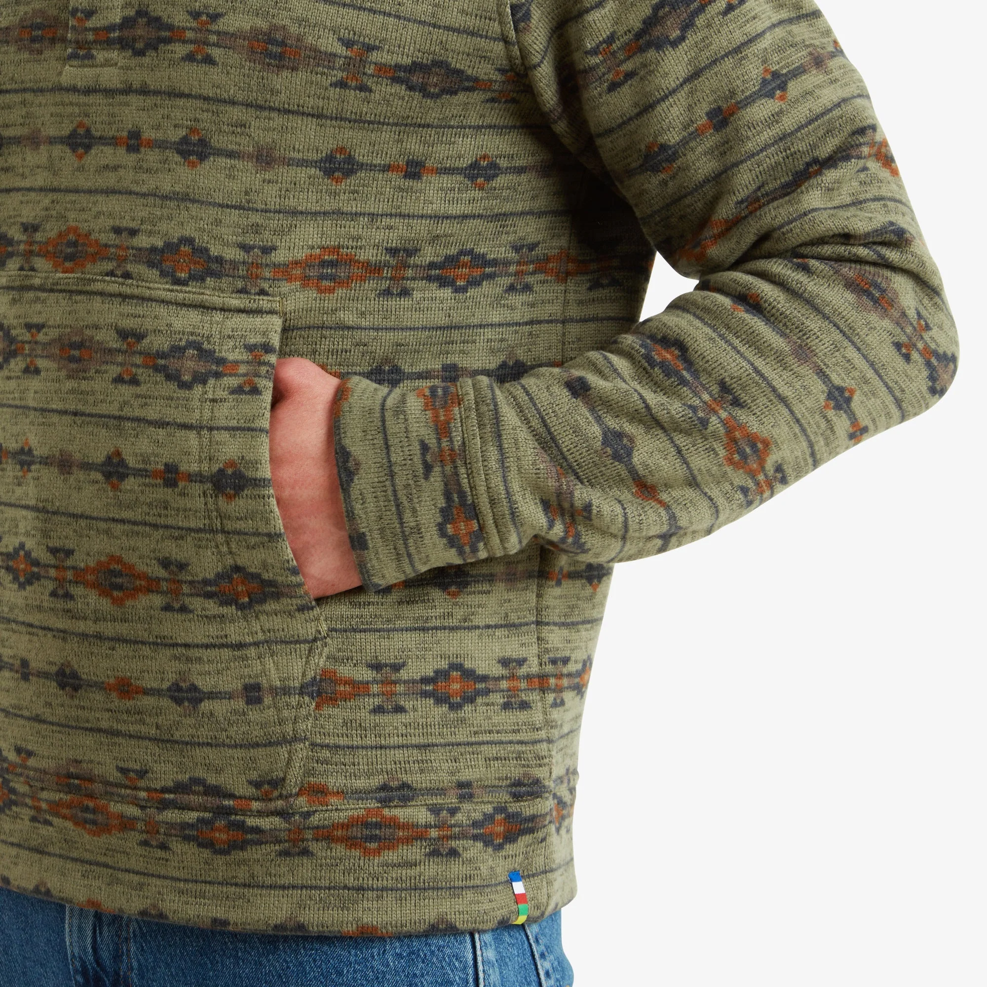 Bhutan Pullover - Evergreen Stripe - Image 7