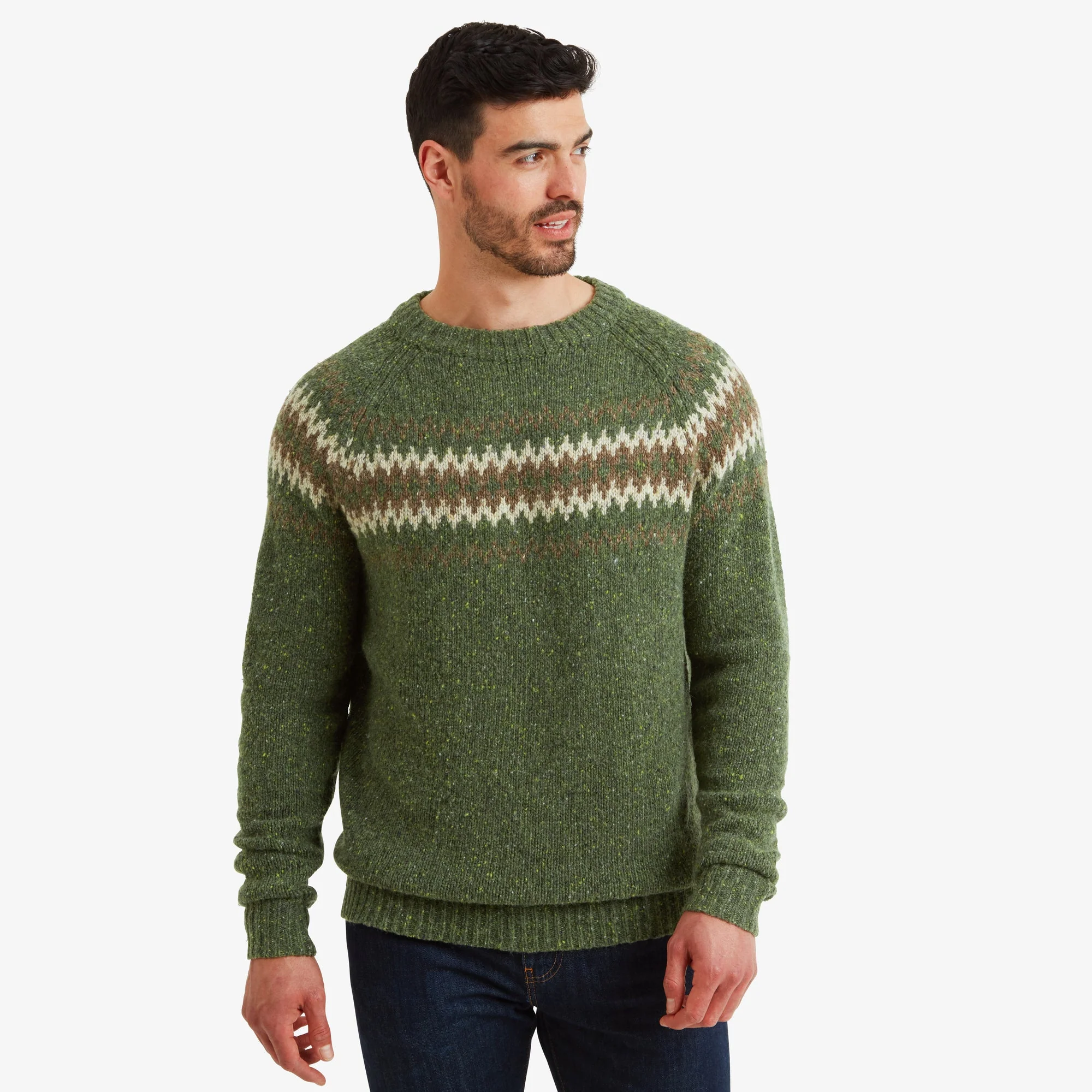 Dumji Sweater - Evergreen Multi - Image 2
