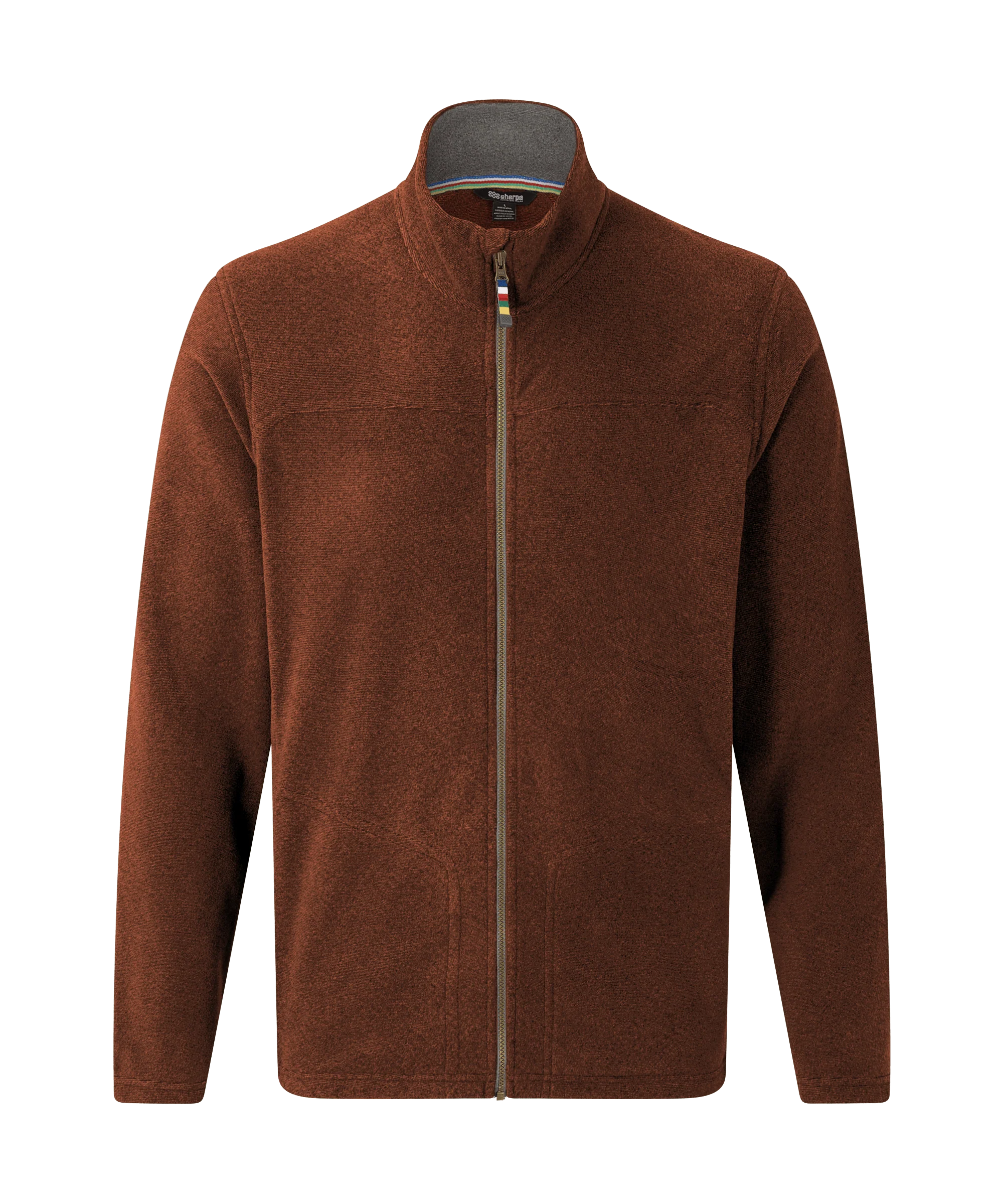 Rolpa Eco Fleece Jacket - Dark Rust