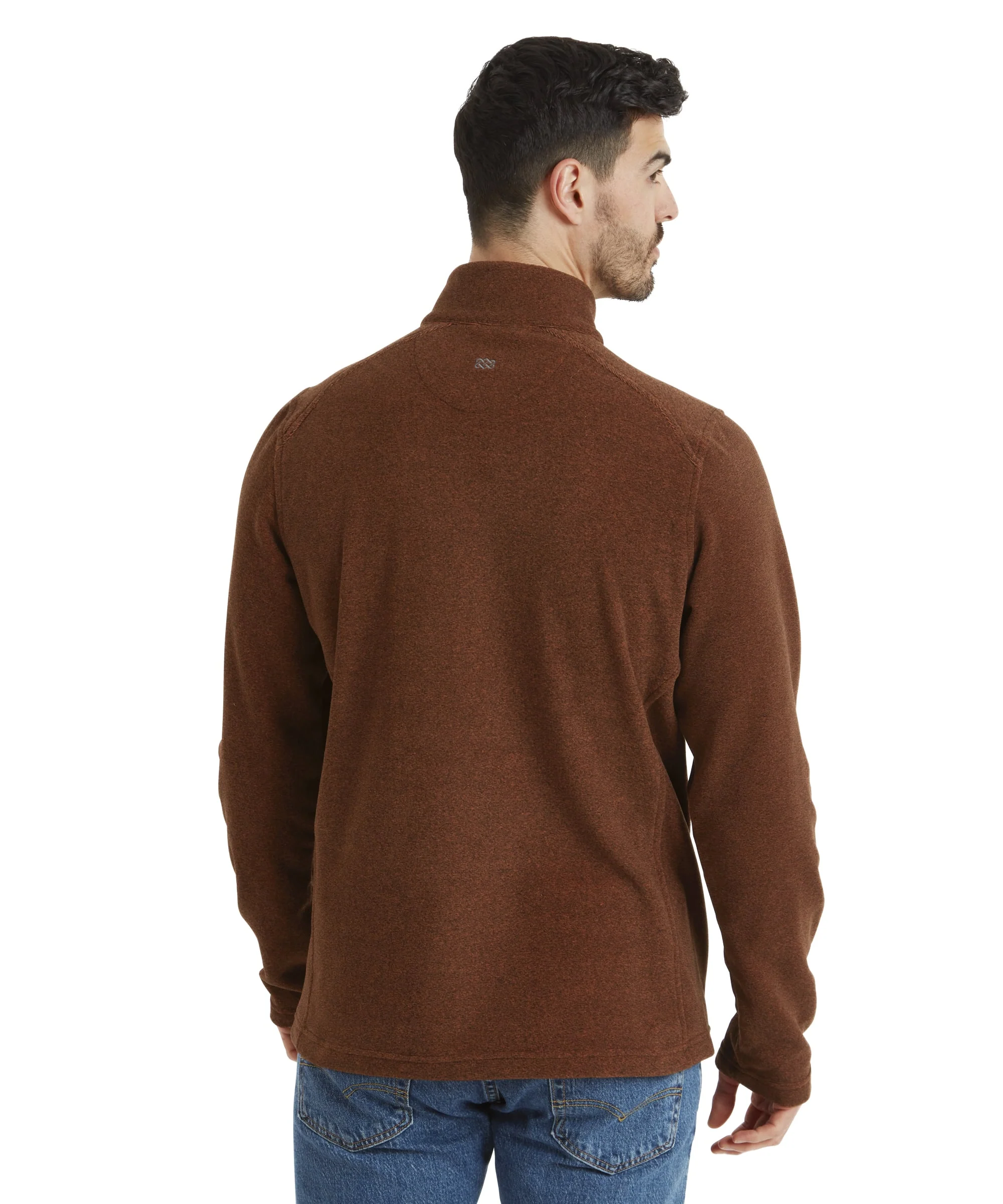 Rolpa Eco Fleece Jacket - Dark Rust - Image 5