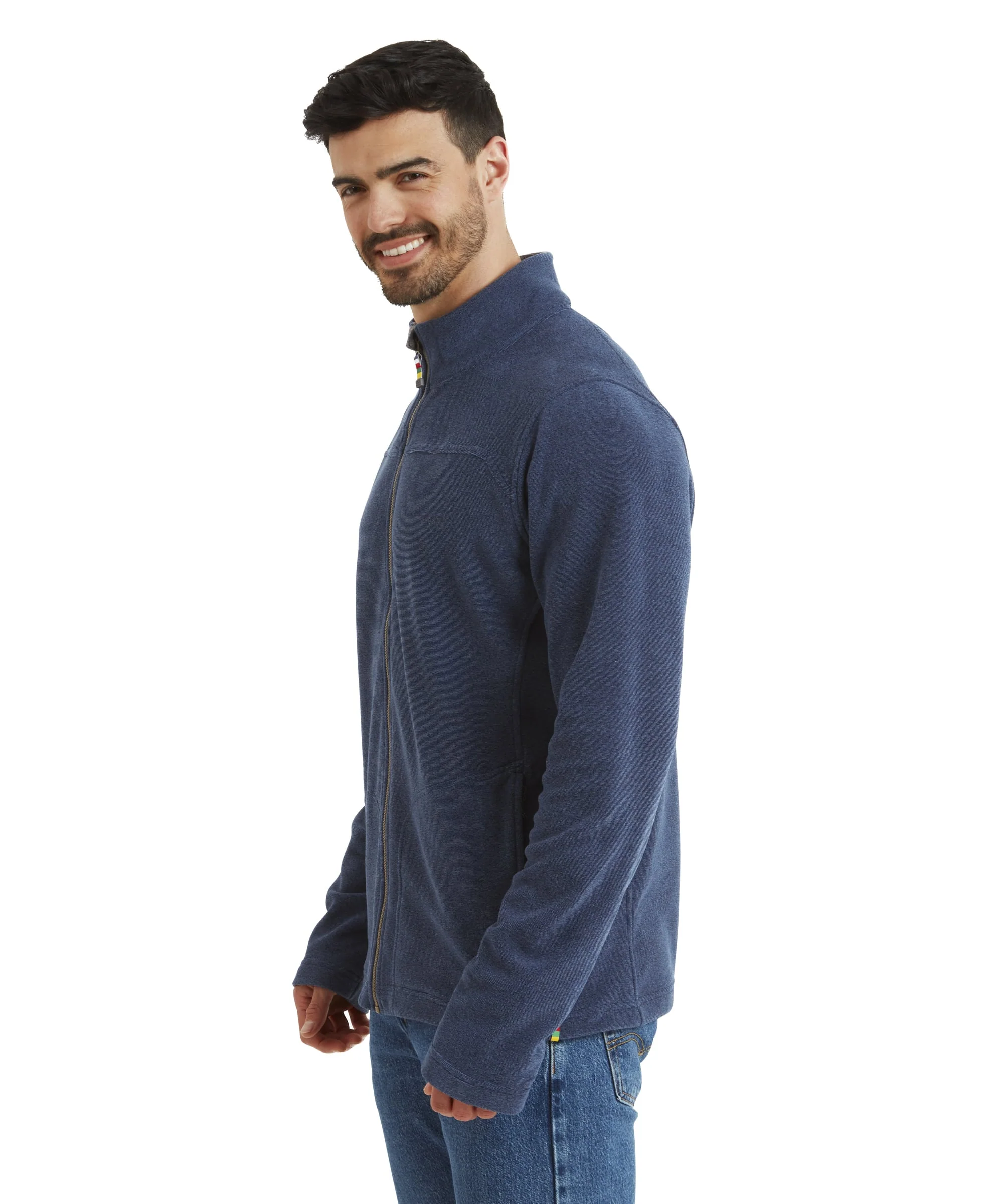 Rolpa Eco Fleece Jacket - Rathee Blue - Image 4