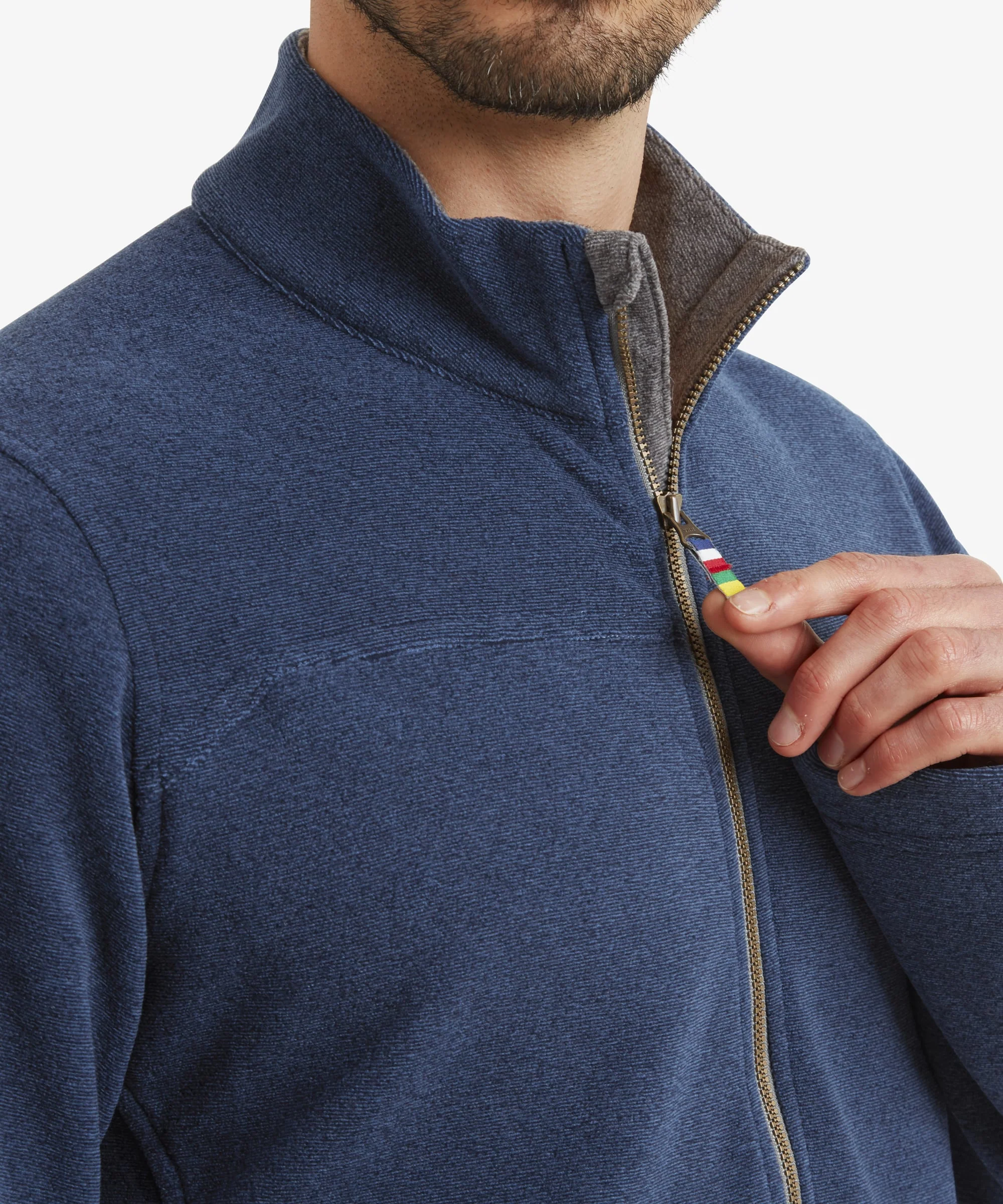 Rolpa Eco Fleece Jacket - Rathee Blue - Image 6