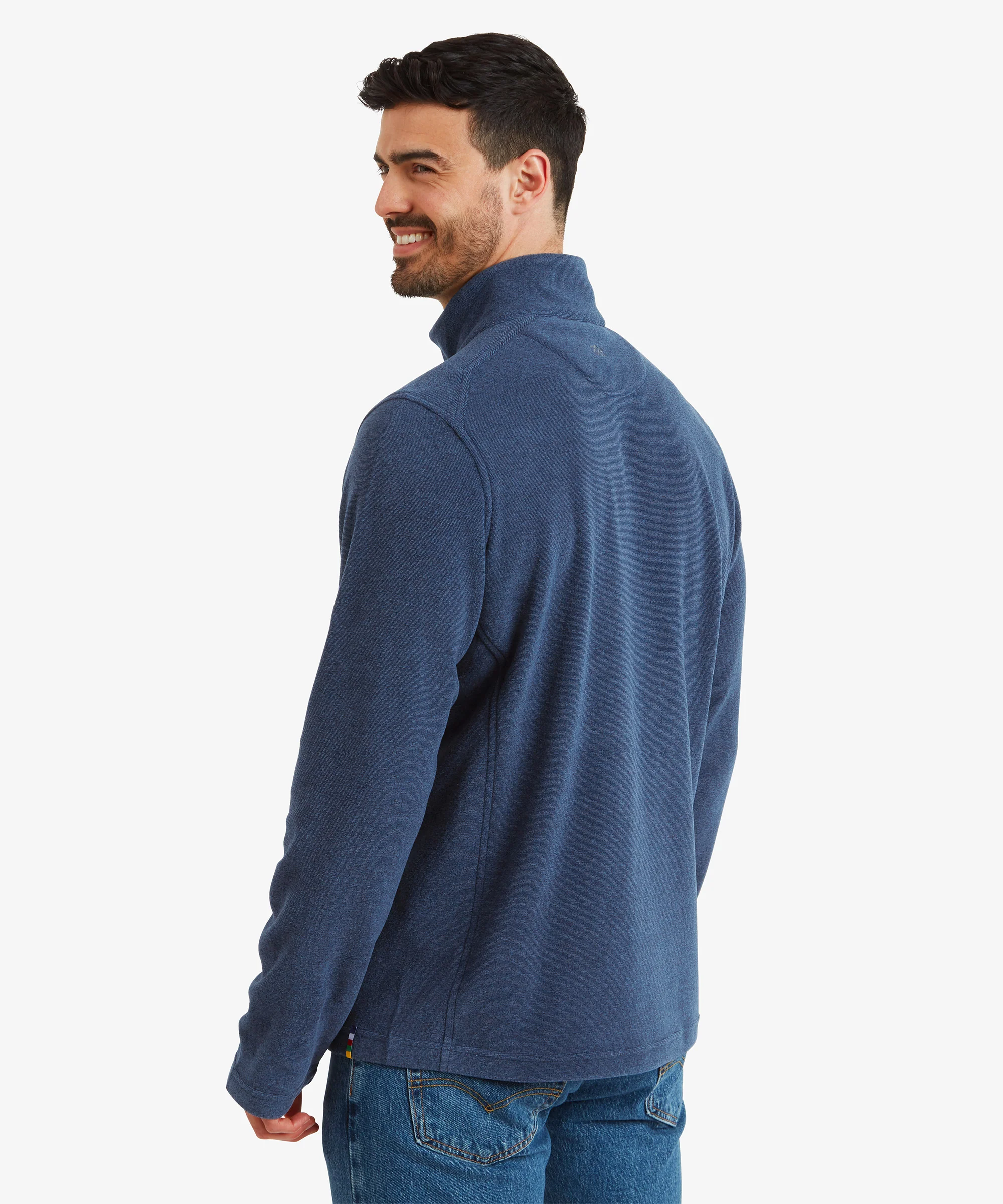 Rolpa Eco Quarter Zip Fleece - Rathee Blue - Image 5