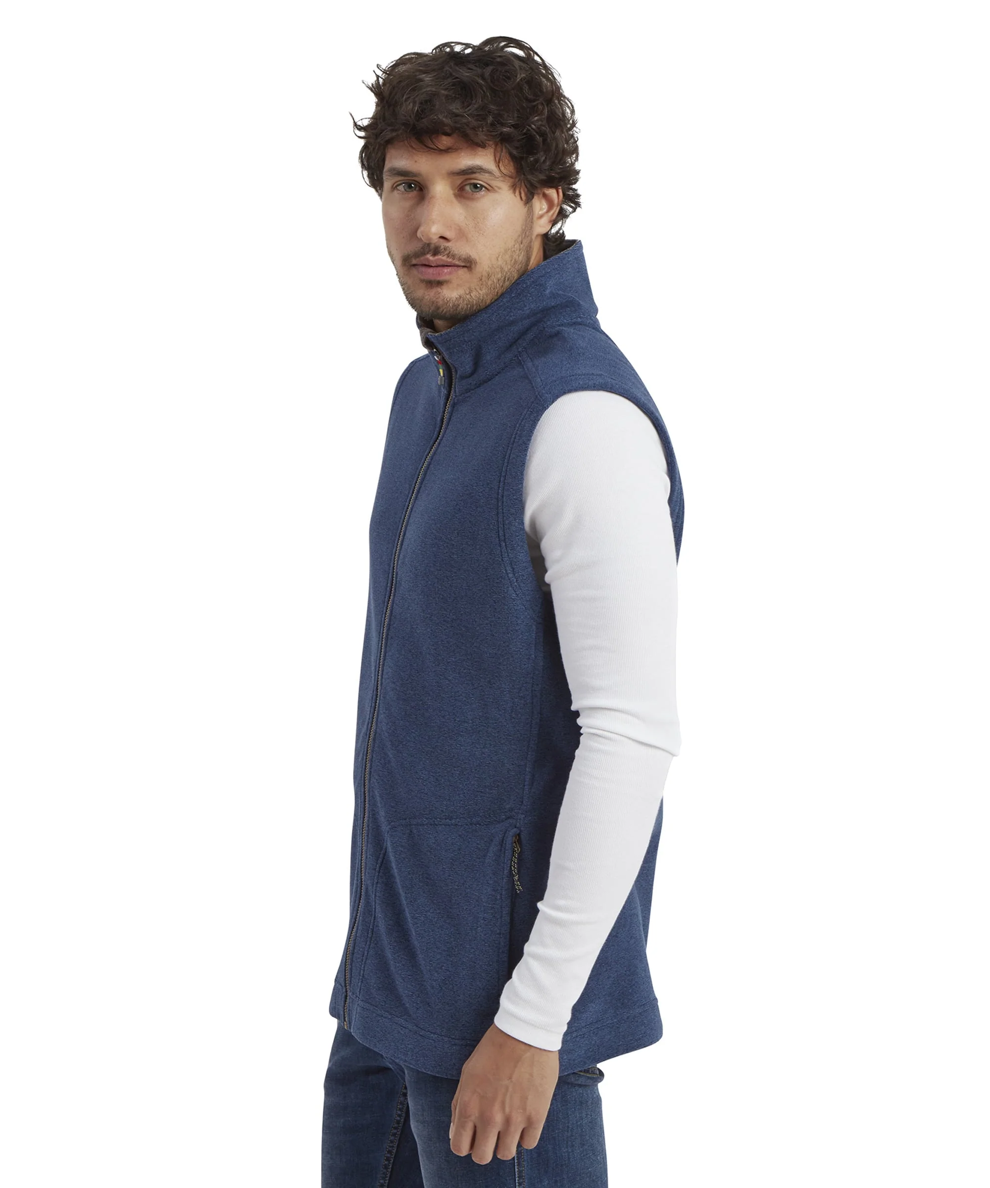 Rolpa Eco Fleece Vest - Rathee Blue - Image 4