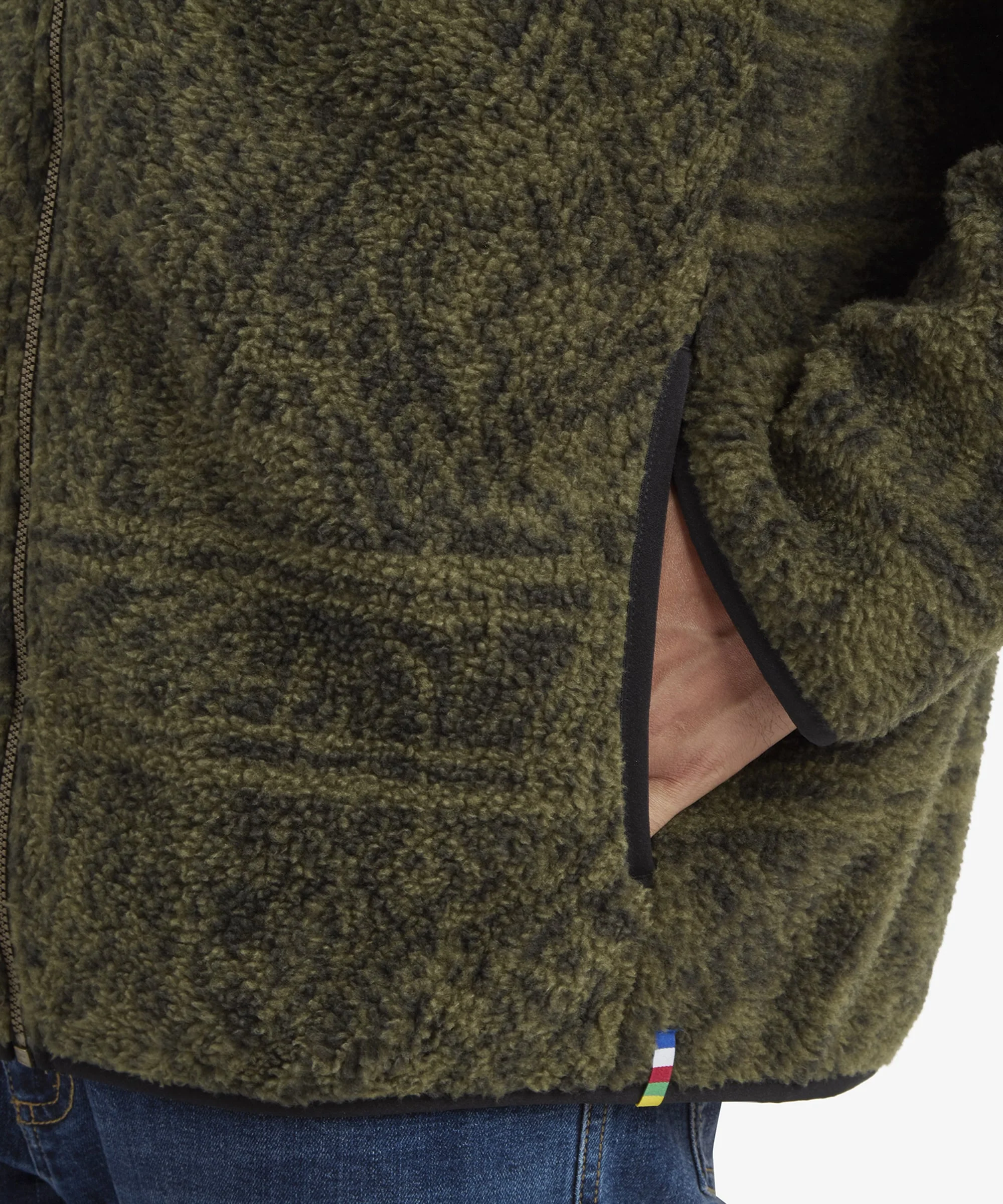 Uddesya Sherpa Fleece Jacket - Evergreen Topo - Image 7