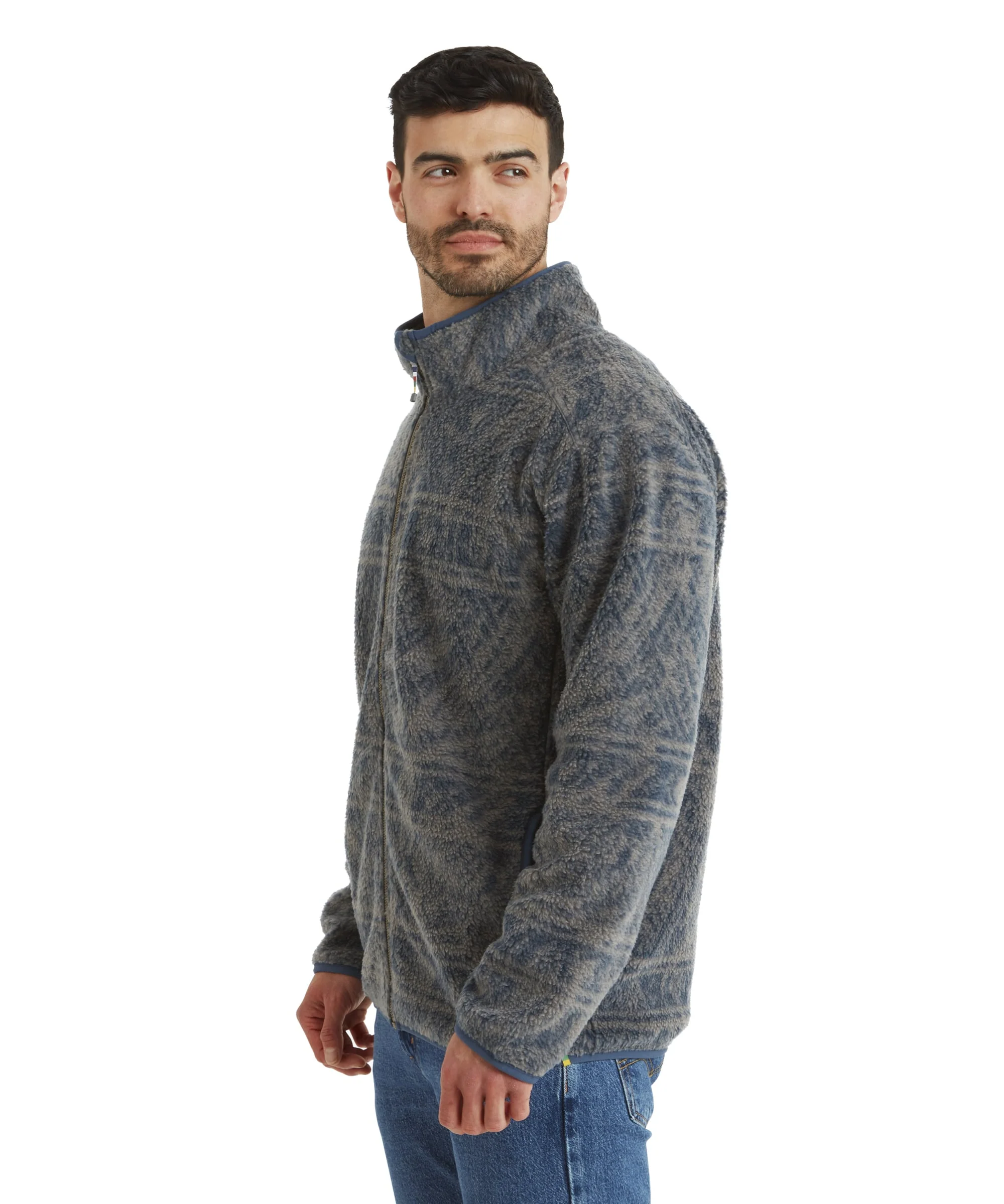 Uddesya Sherpa Fleece Jacket - Monsoon Topo - Image 4