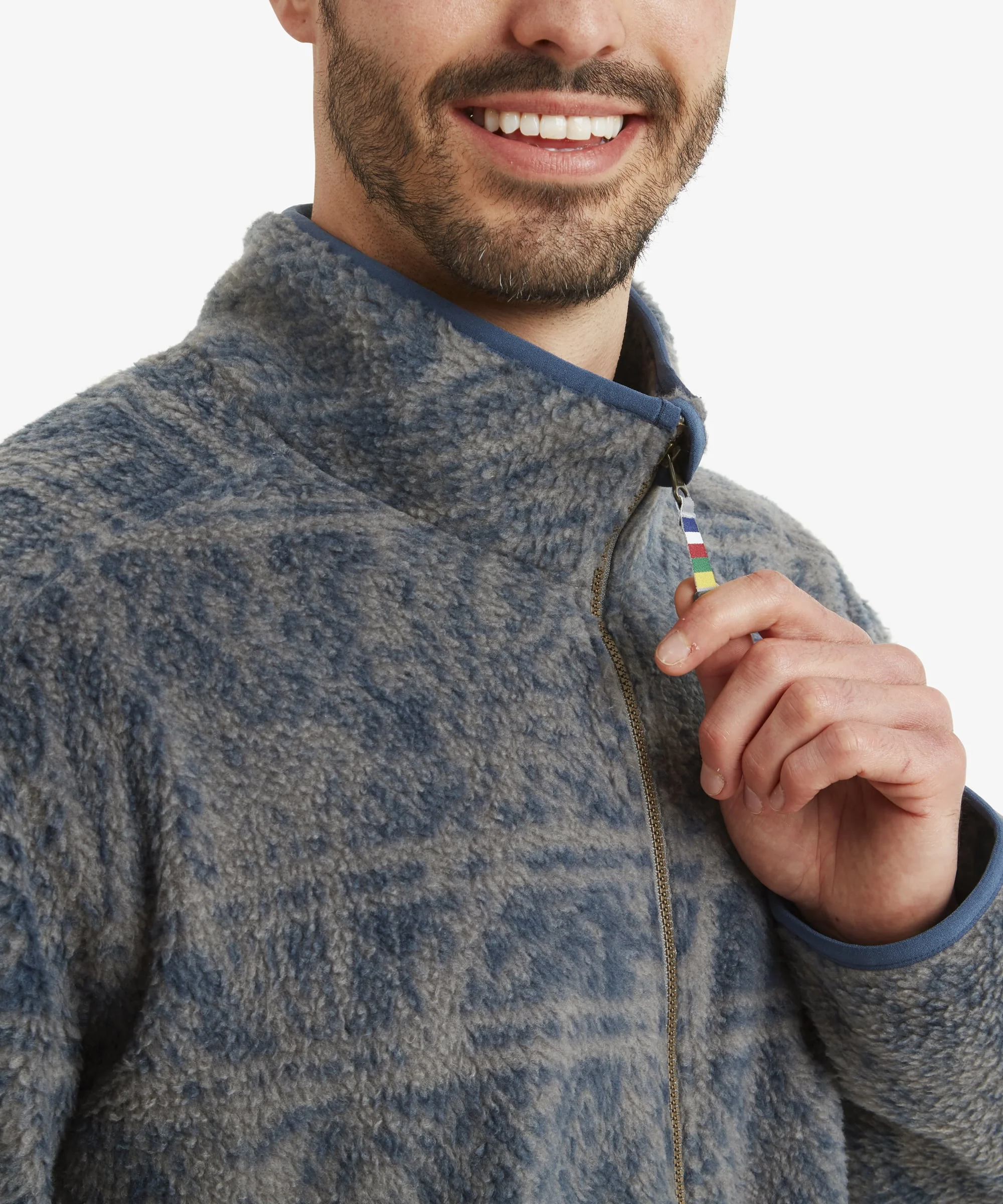Uddesya Sherpa Fleece Jacket - Monsoon Topo - Image 6