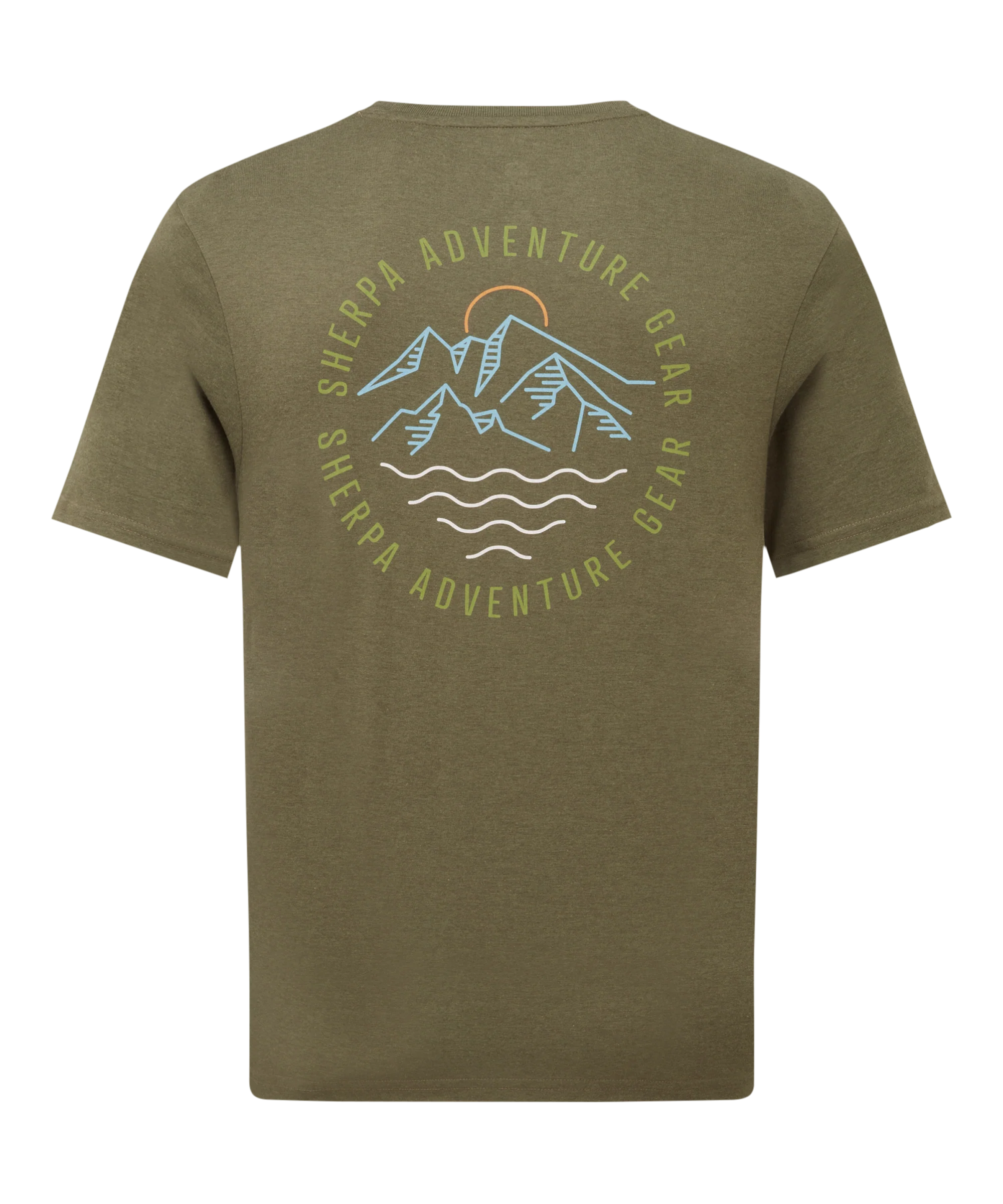 Bali Circle T-Shirt - Evergreen - Image 2