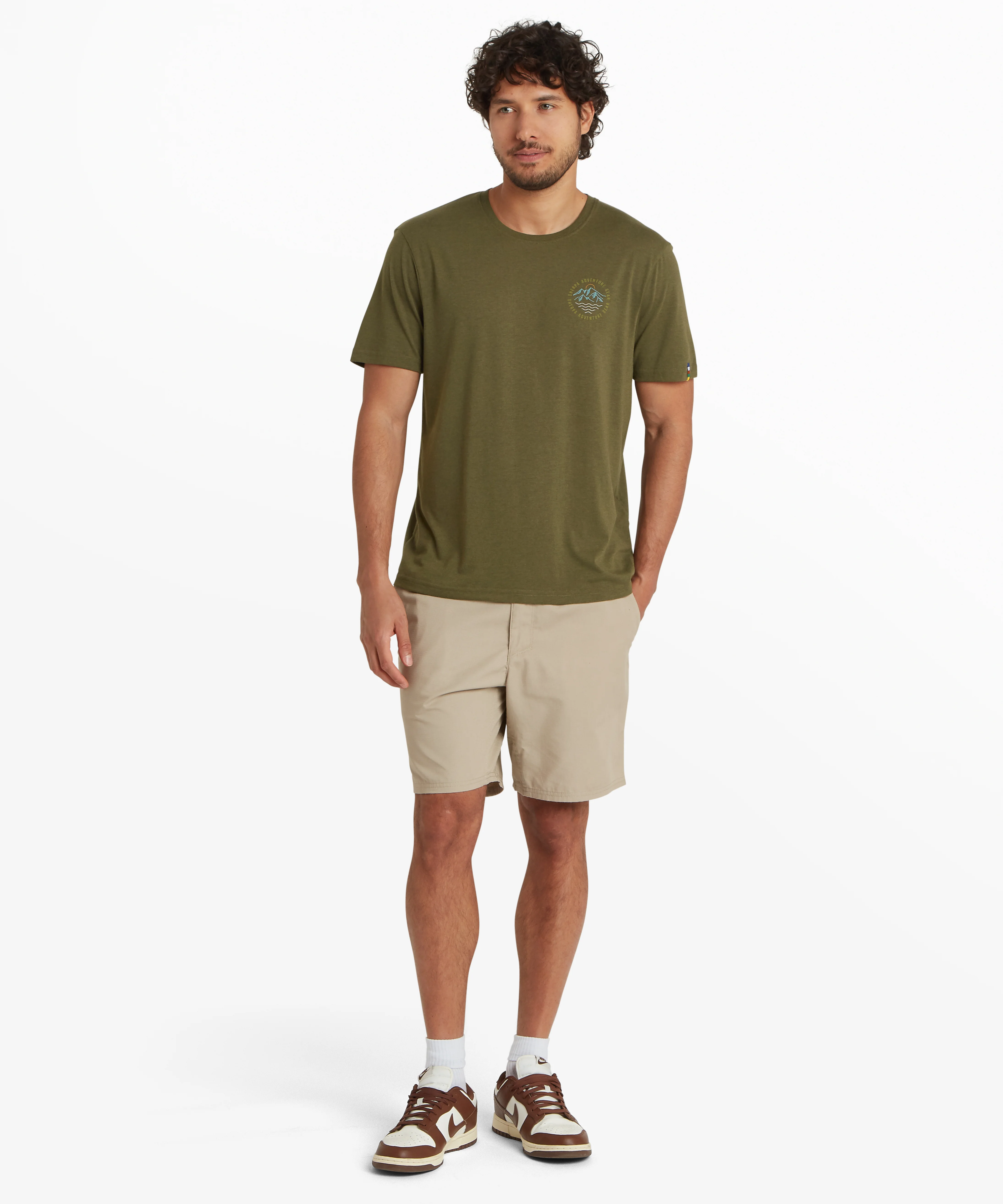 Bali Circle T-Shirt - Evergreen - Image 4