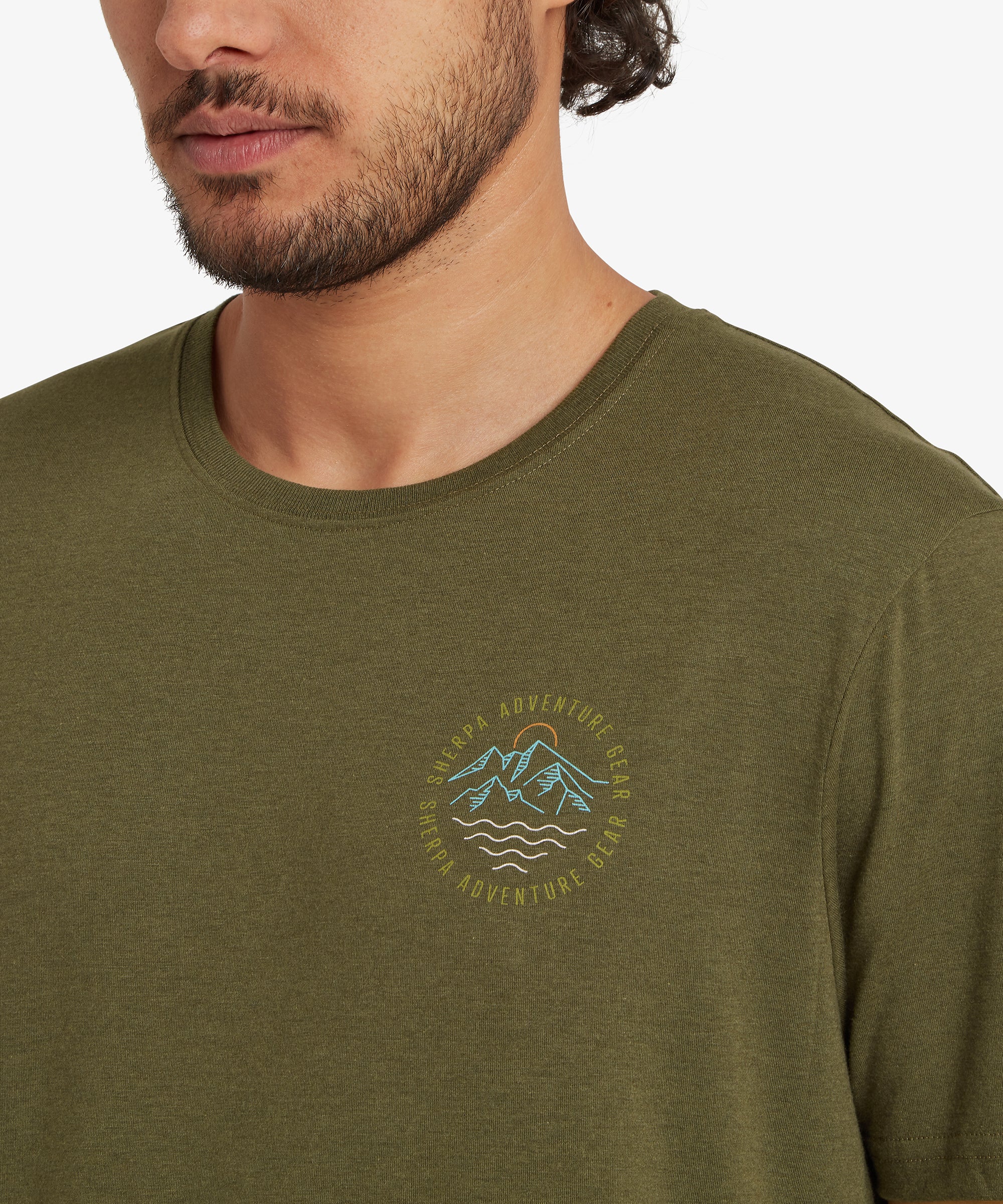 Bali Circle T-Shirt - Evergreen - Image 7