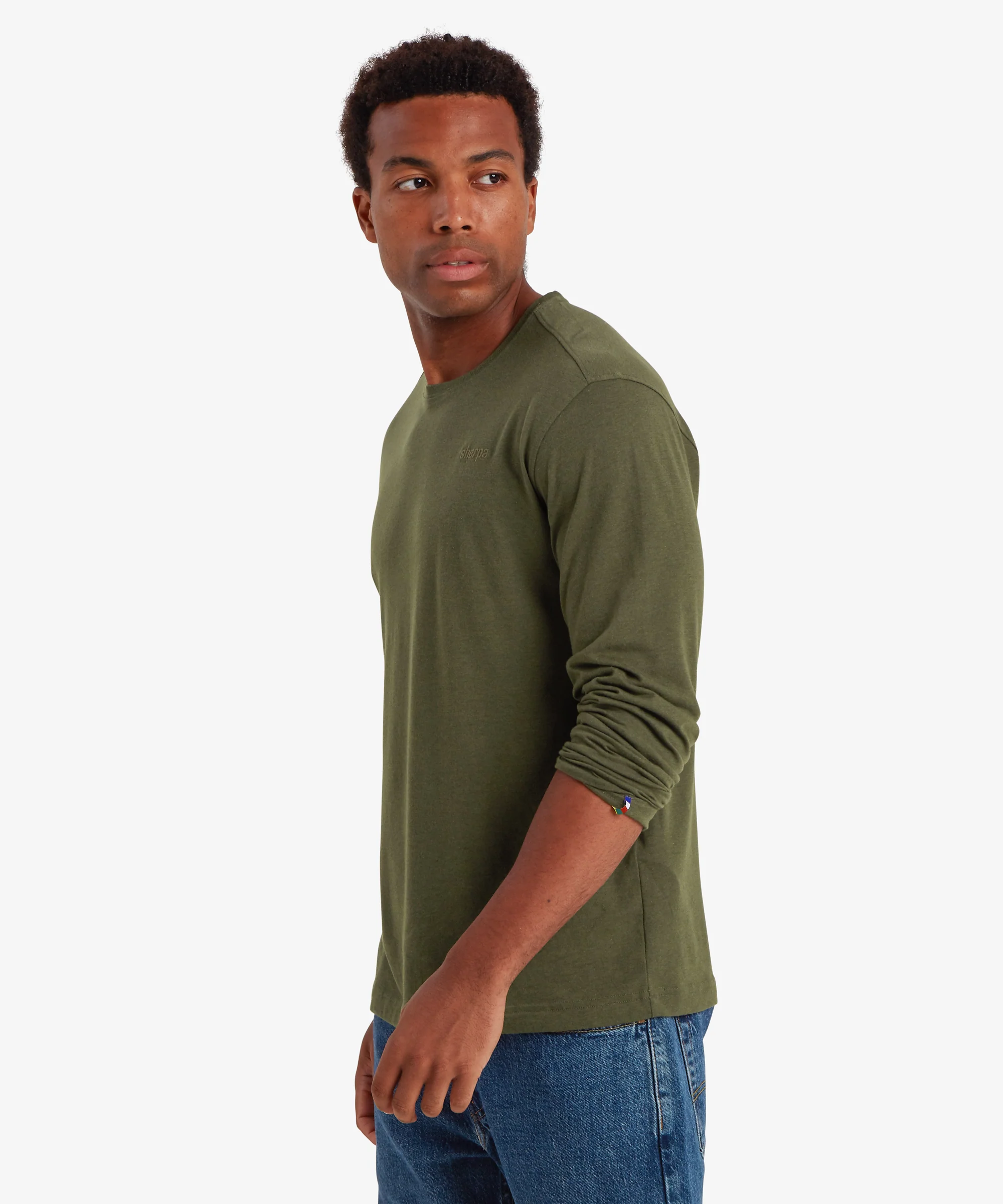 Bali Long Sleeve Crew - Evergreen - Image 4