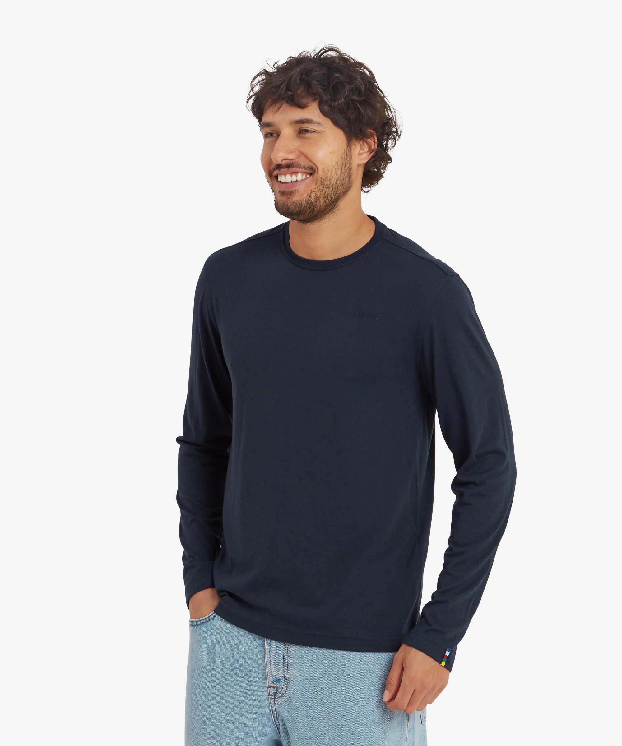 Bali Long Sleeve Crew - Rathee Blue - Image 4