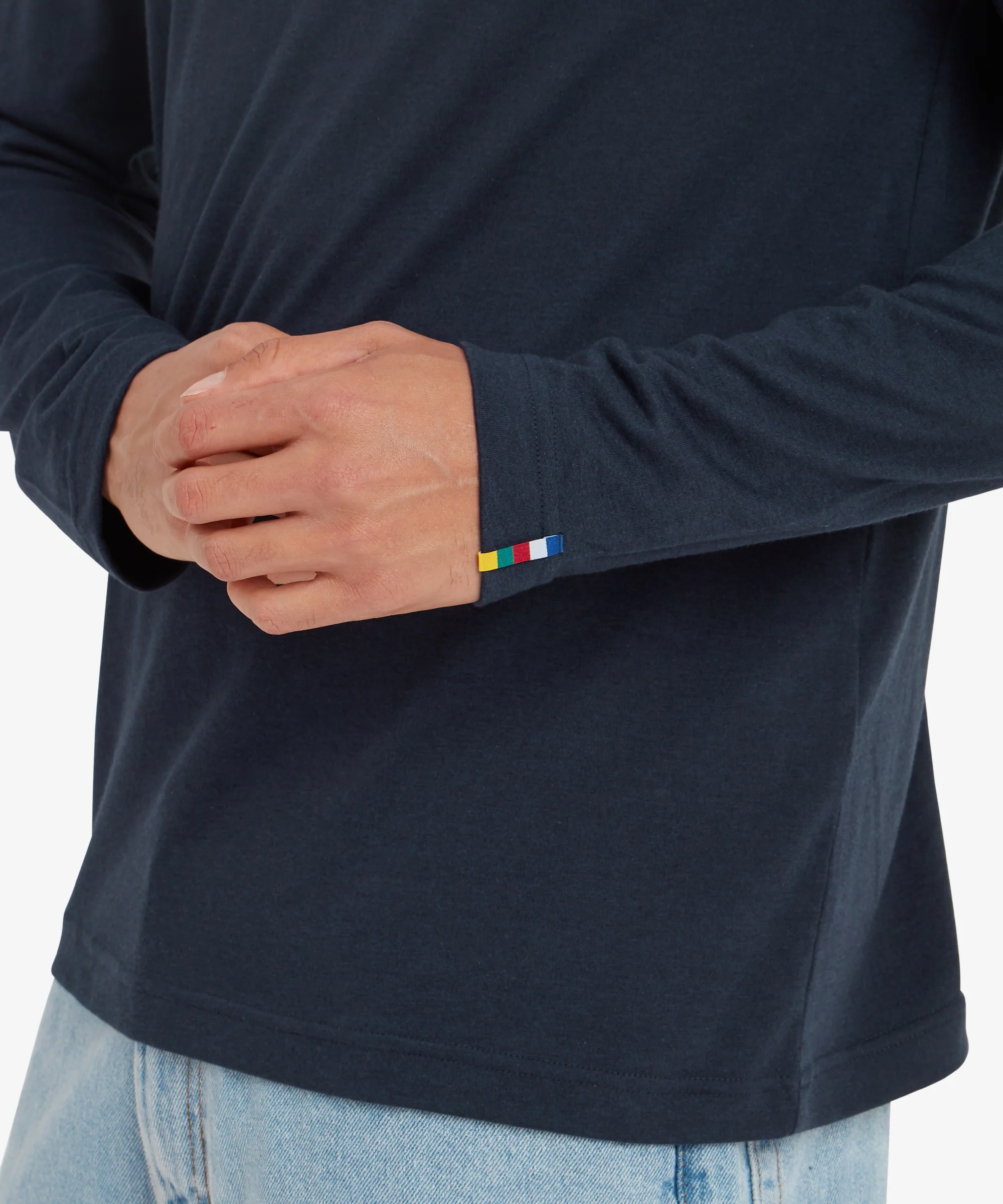Bali Long Sleeve Crew - Rathee Blue - Image 7
