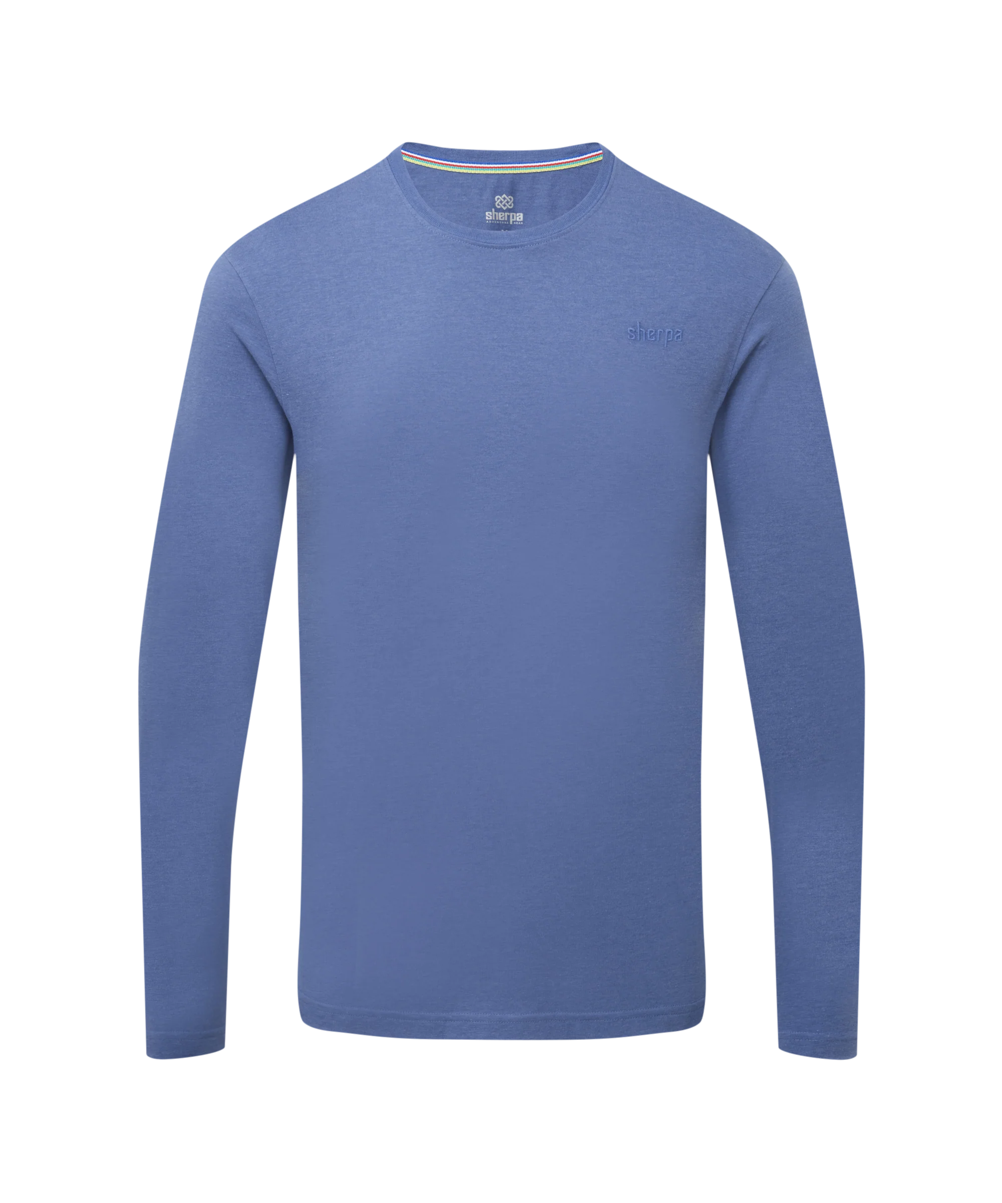 Bali Long Sleeve Crew - Seaport Blue