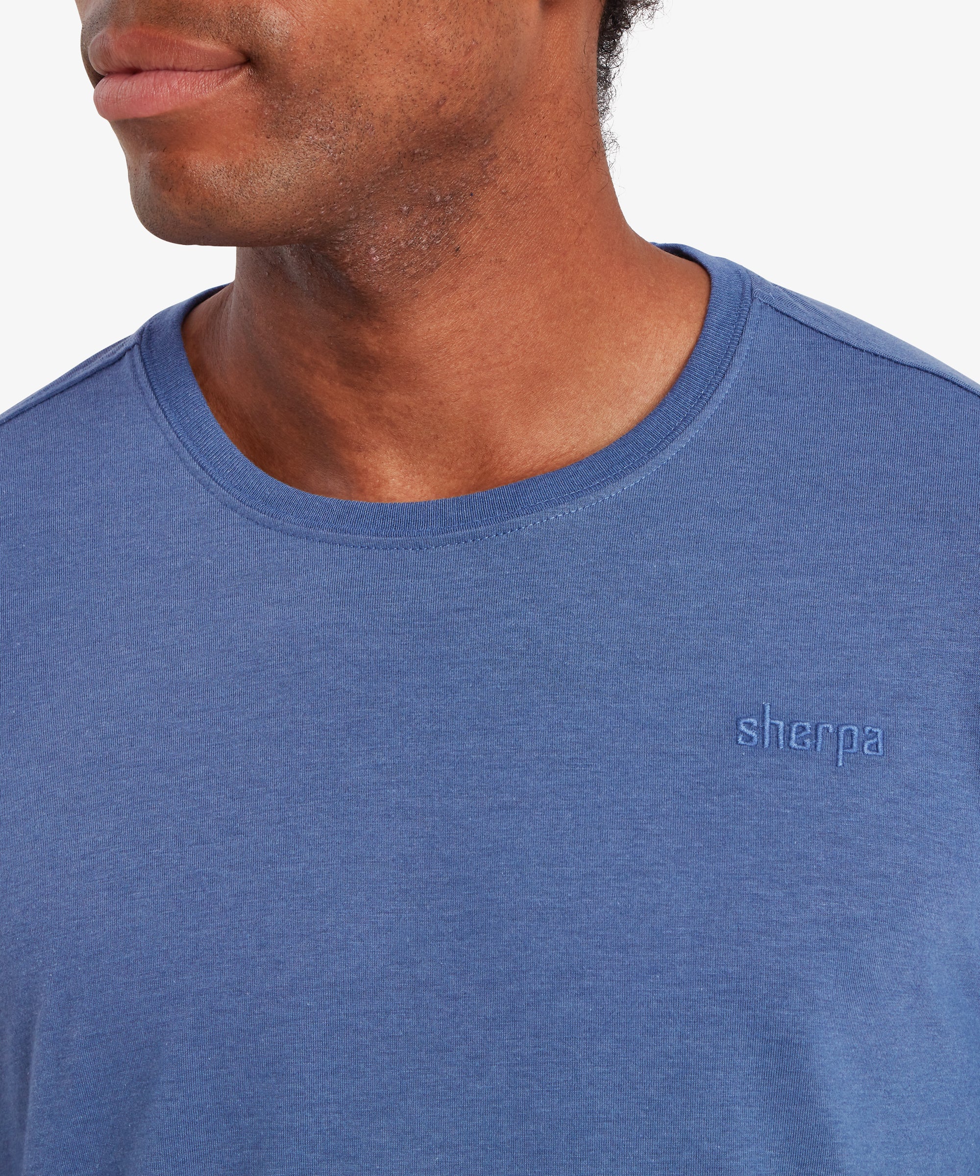 Bali Long Sleeve Crew - Seaport Blue - Image 6