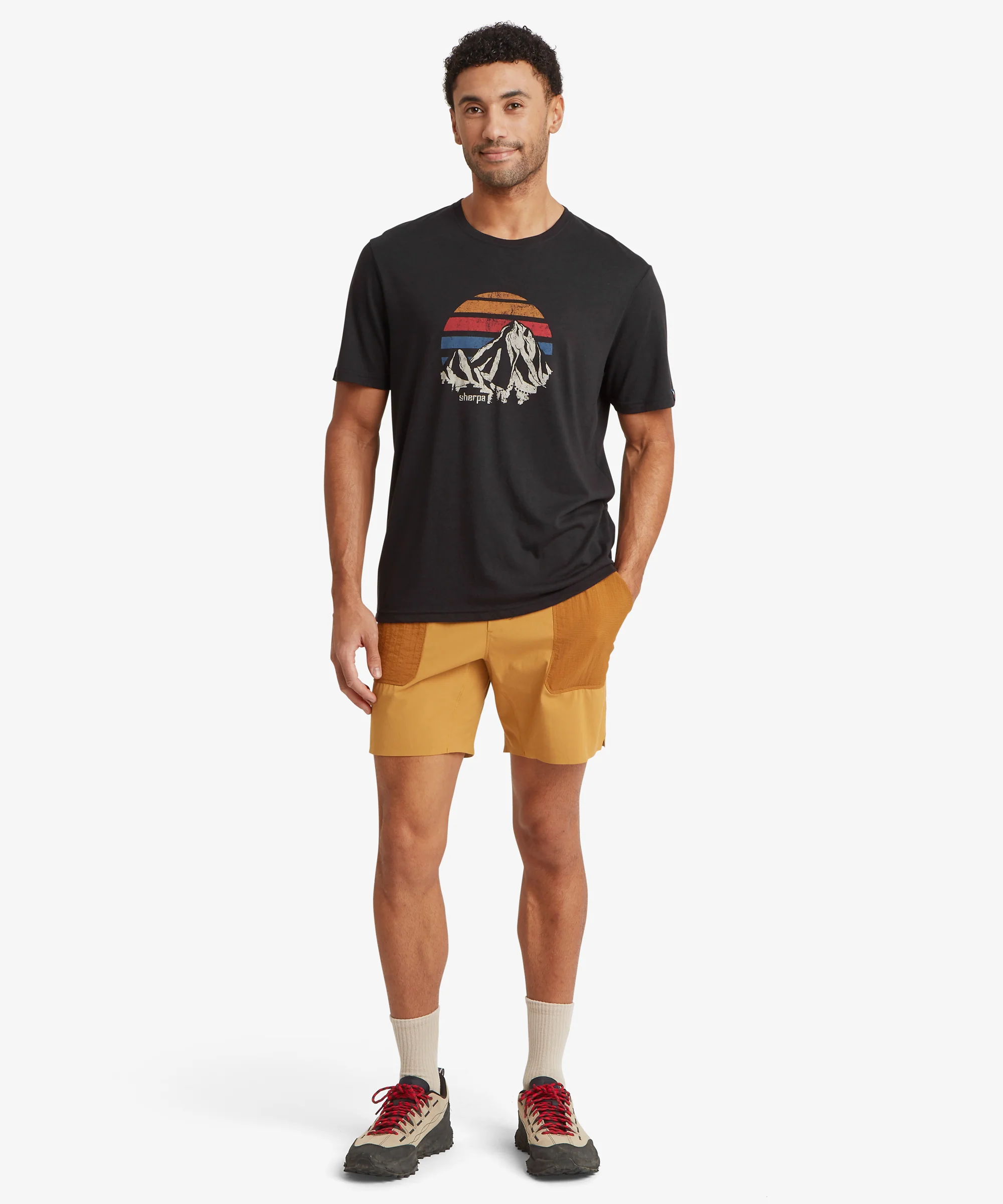 Bali Retro Sunset T-Shirt - Black - Image 6