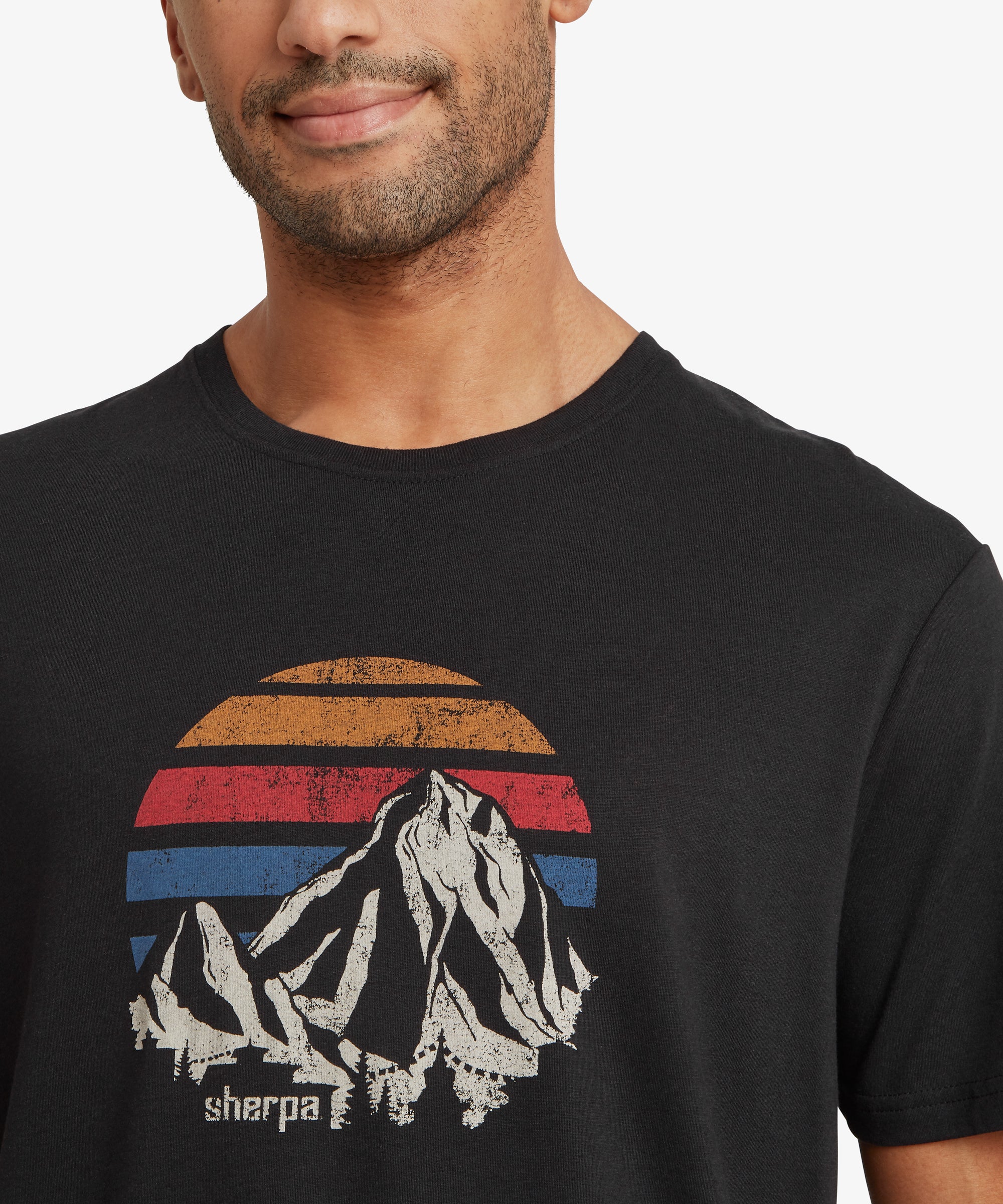 Bali Retro Sunset T-Shirt - Black - Image 9