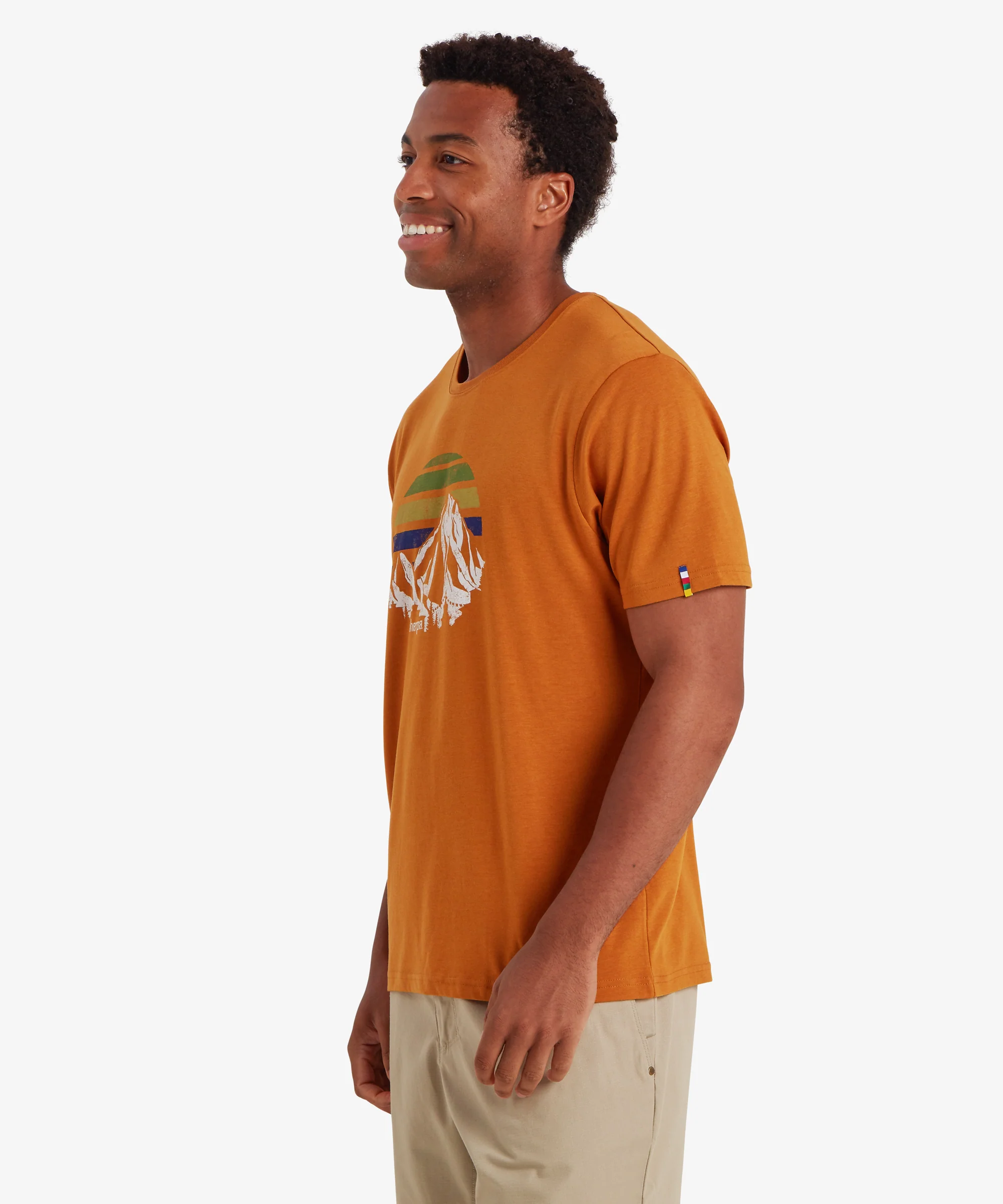 Bali Retro Sunset T-Shirt - Masala - Image 7