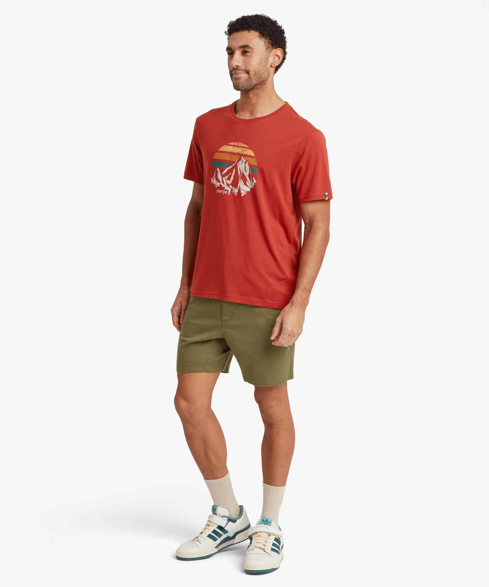 Bali Retro Sunset T-Shirt - Rust - Image 3