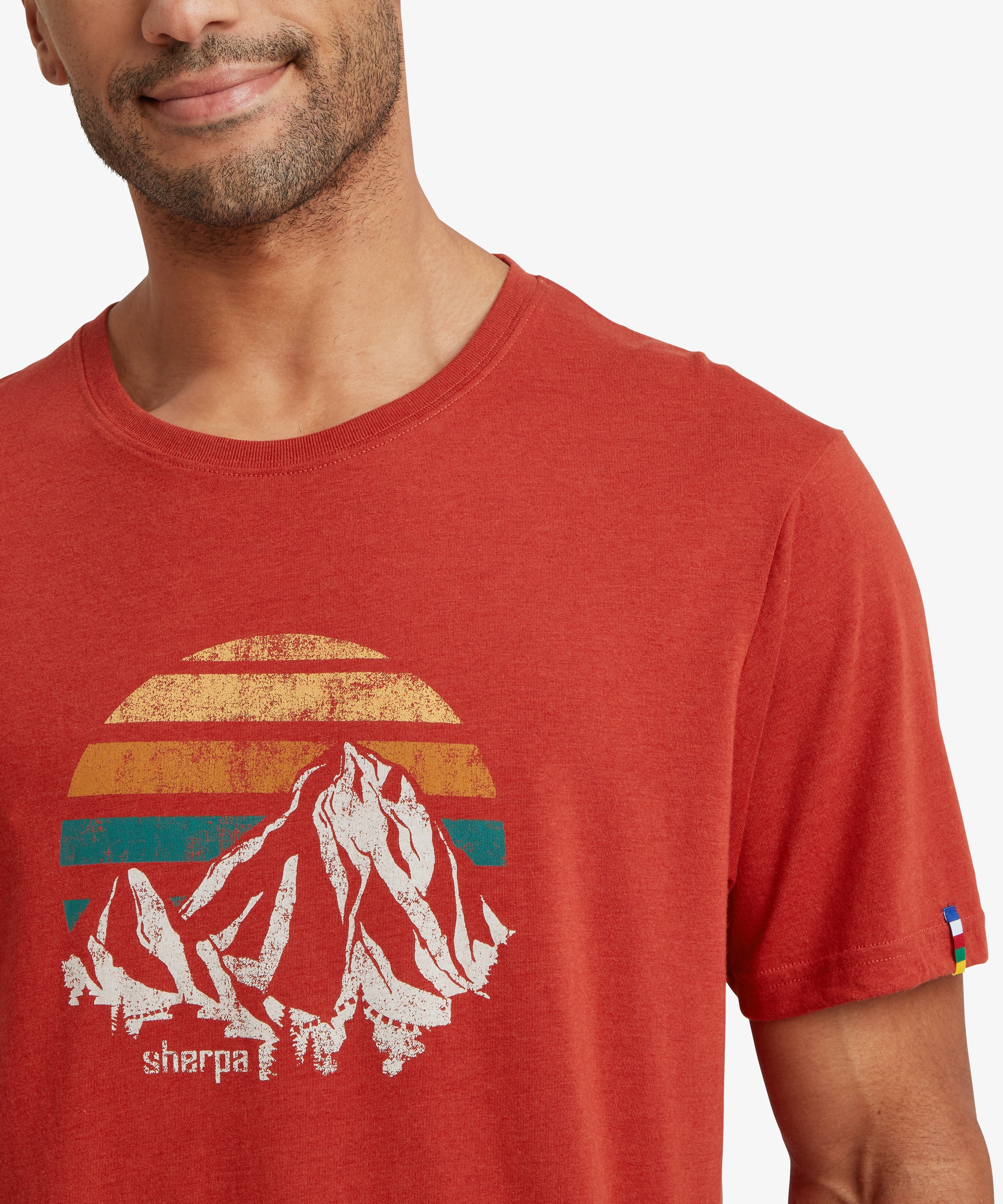 Bali Retro Sunset T-Shirt - Rust - Image 6
