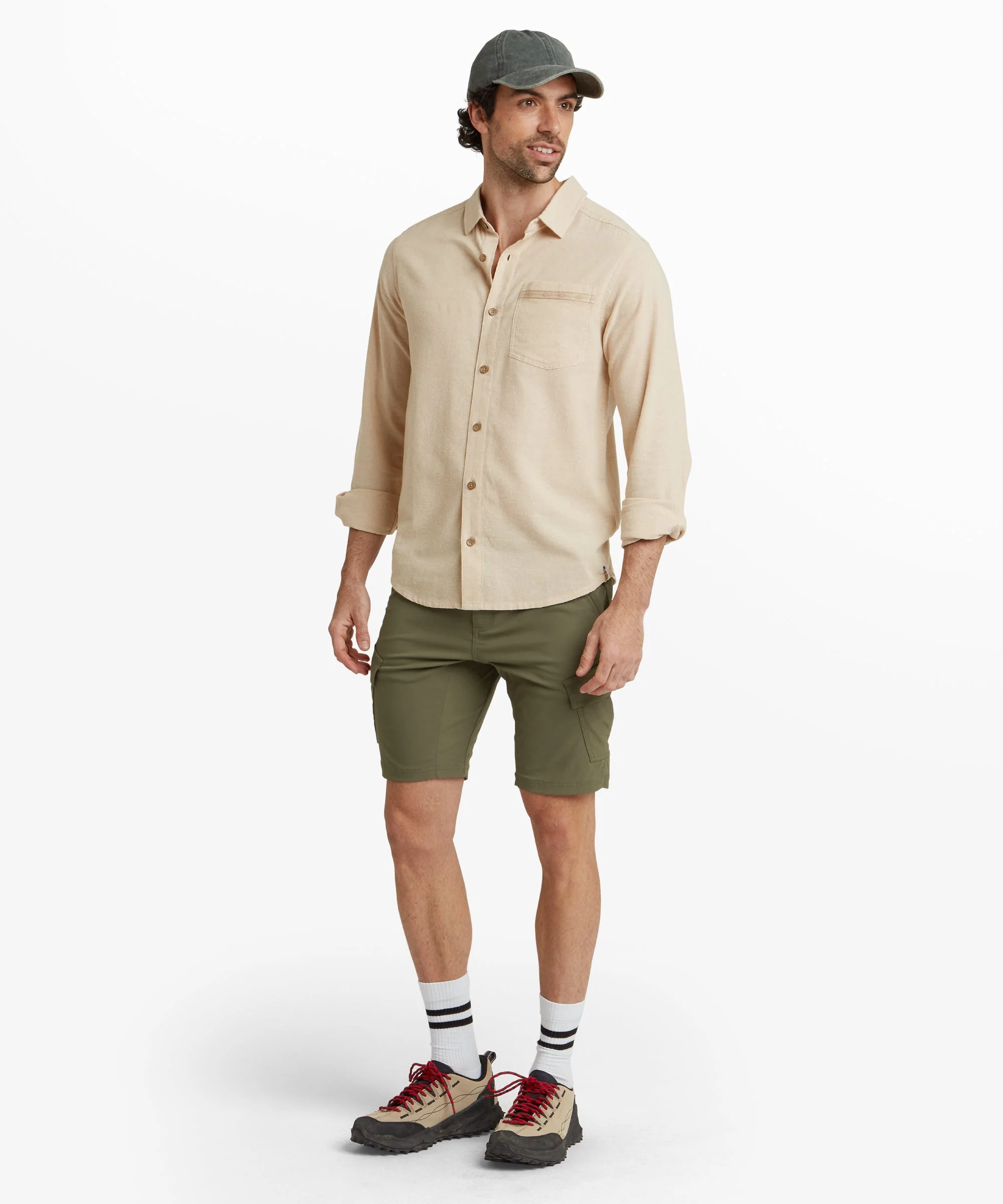 Bara Cargo Shorts - Evergreen - Image 6