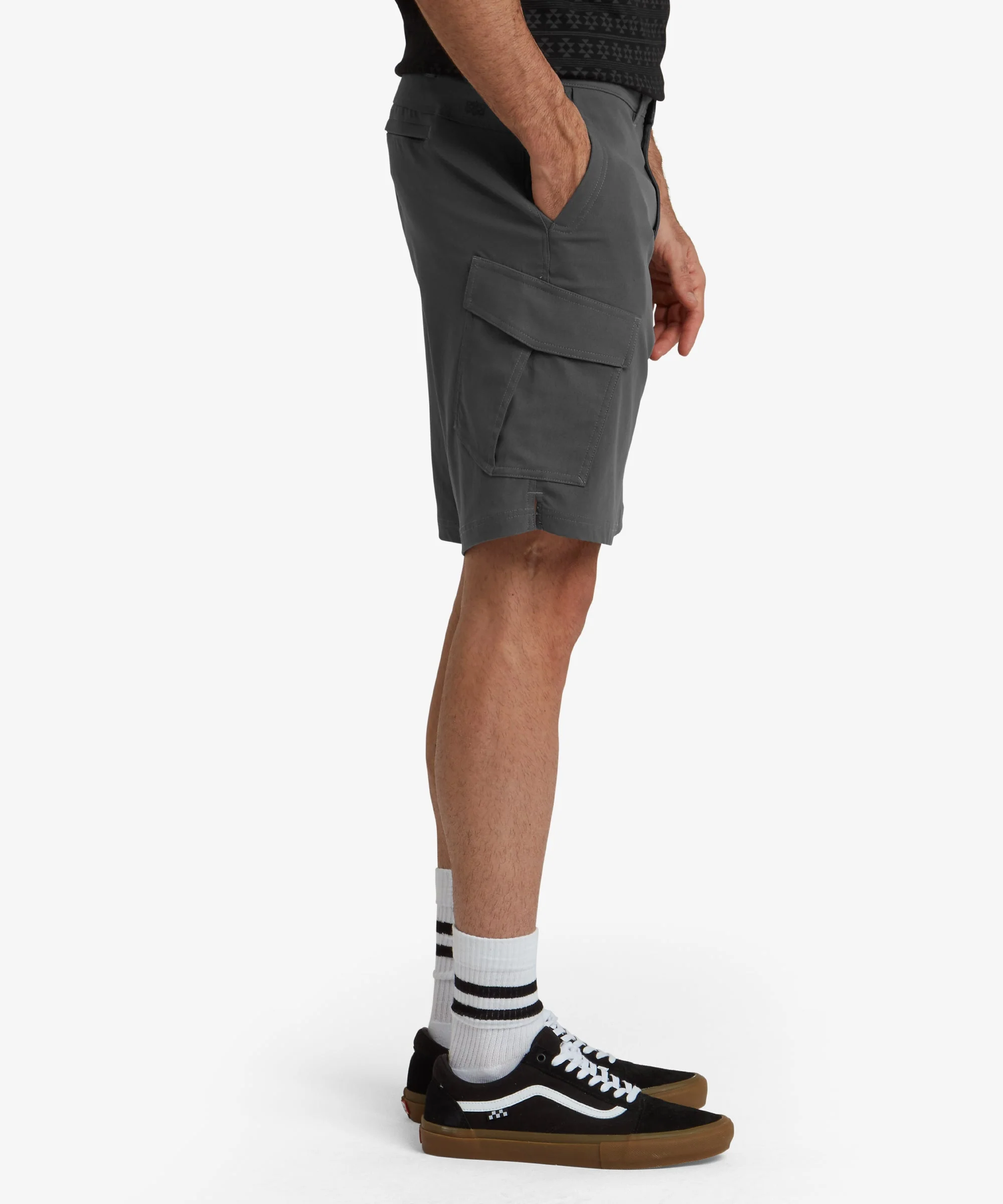 Bara Cargo Shorts - Kharani Grey - Image 4