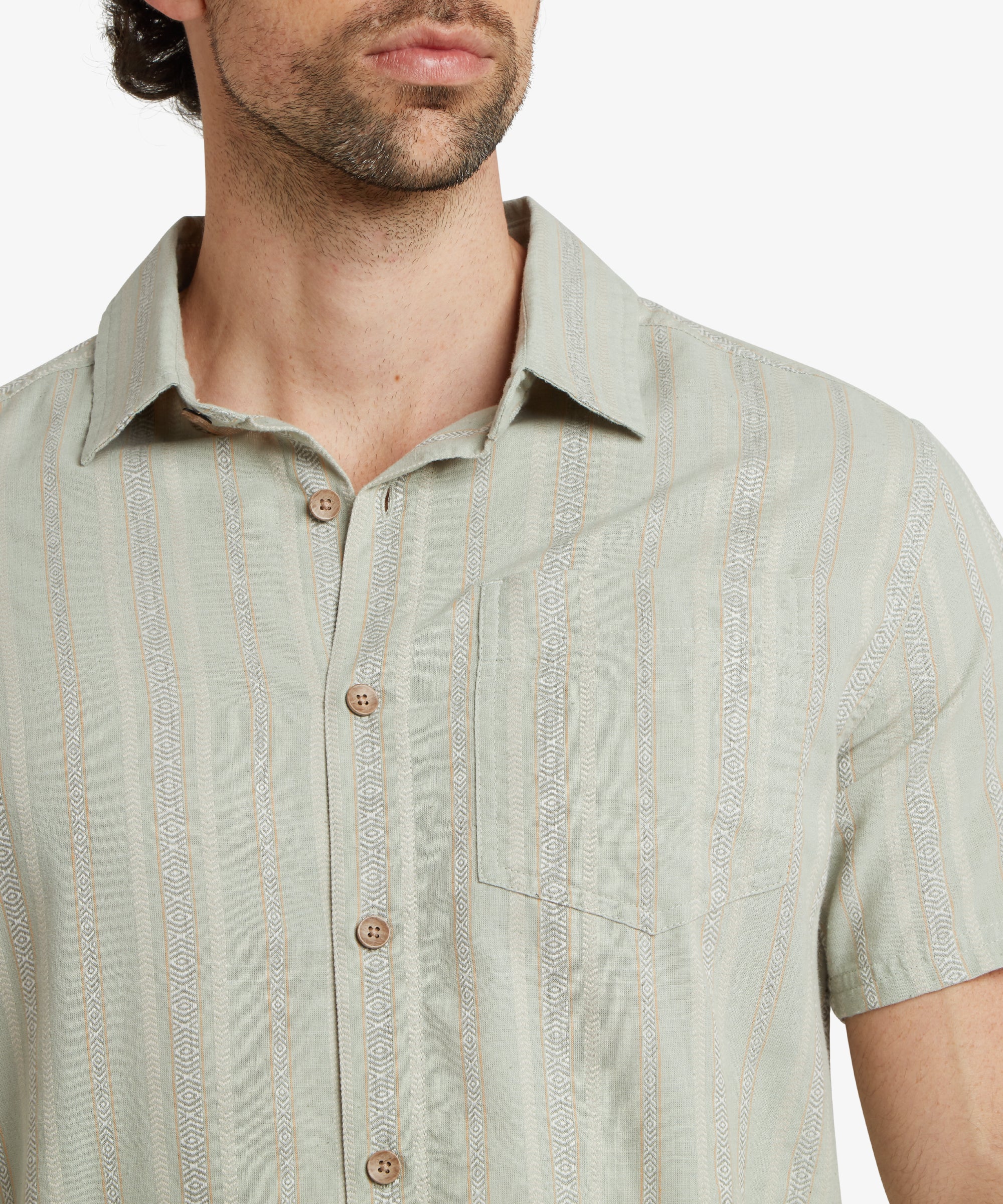 Belbari Short Sleeve Shirt - Celery - Image 6