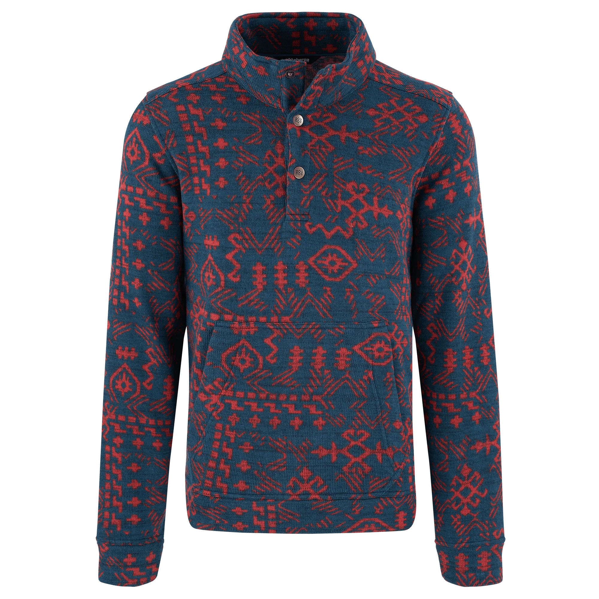 Bhutan Pullover - Neelo Blue Abstract