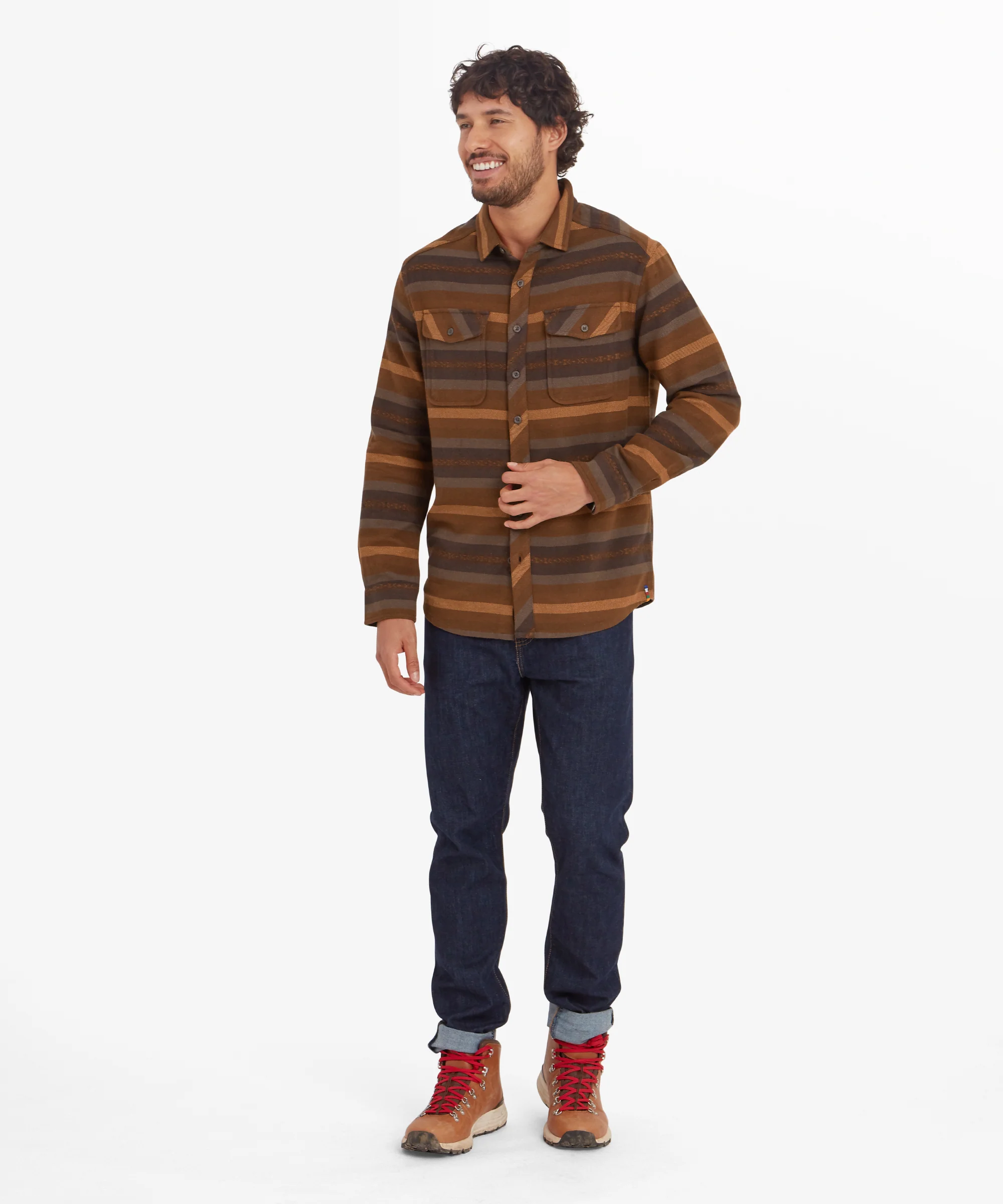 Choejor Long Sleeve Shirt - Cappuccino - Image 3