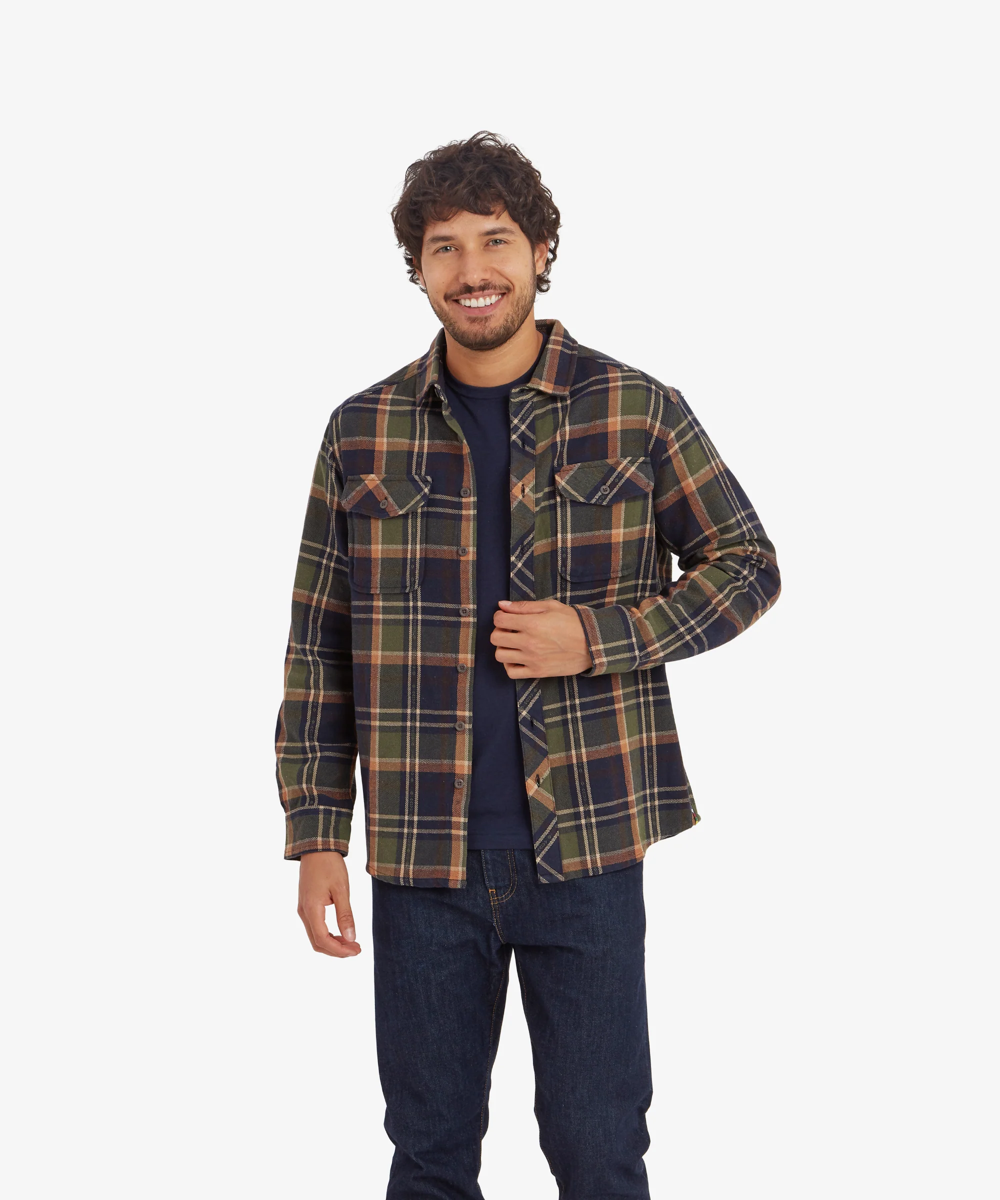 Choejor Long Sleeve Shirt - Rathee Blue - Image 2