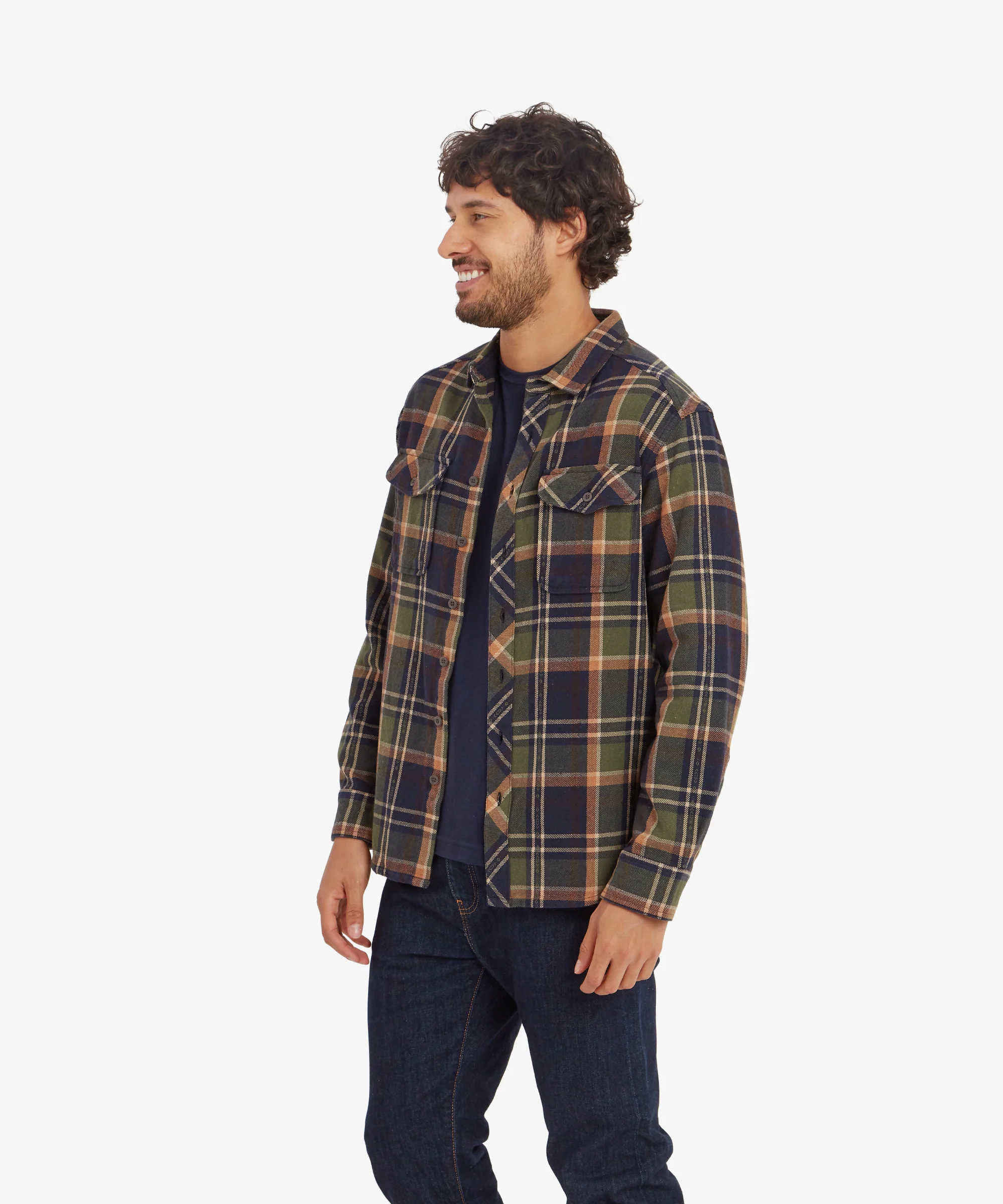 Choejor Long Sleeve Shirt - Rathee Blue - Image 4