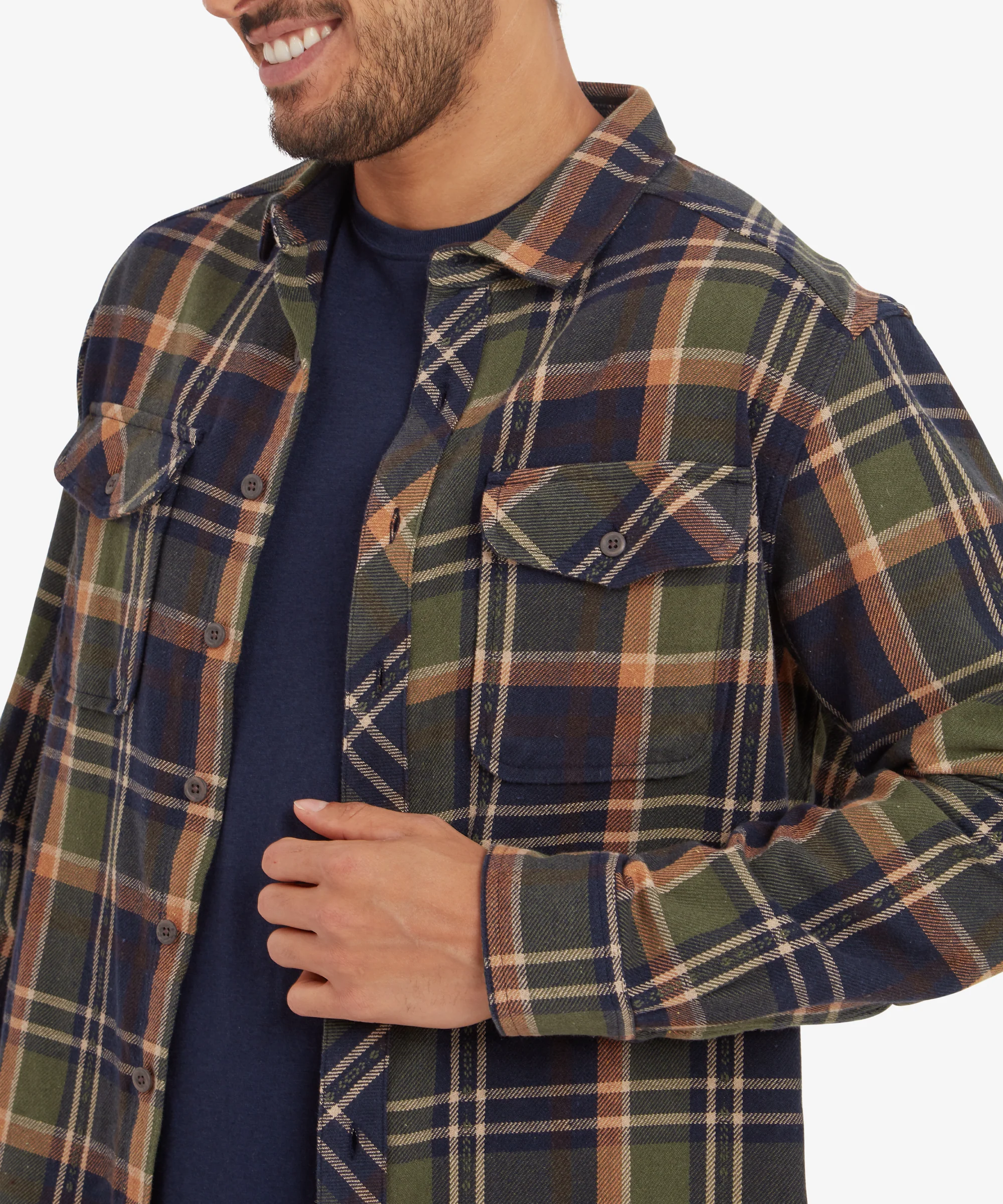 Choejor Long Sleeve Shirt - Rathee Blue - Image 6