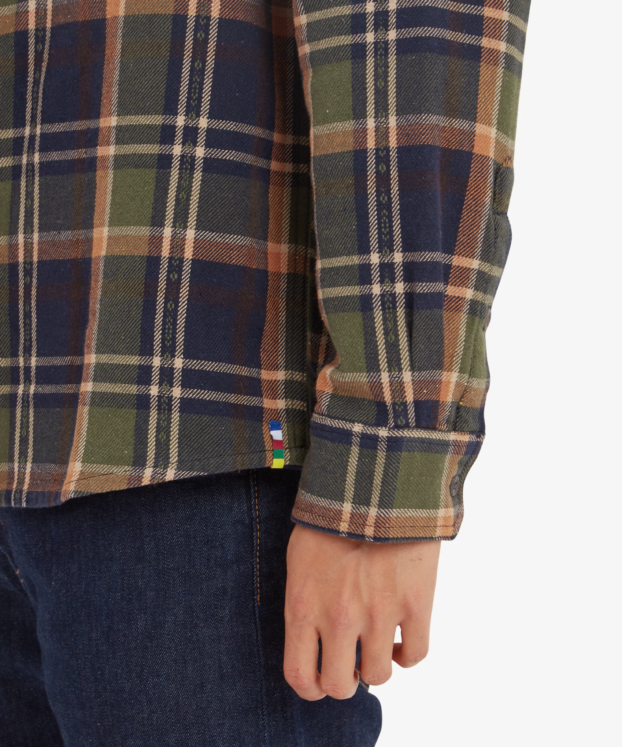 Choejor Long Sleeve Shirt - Rathee Blue - Image 8