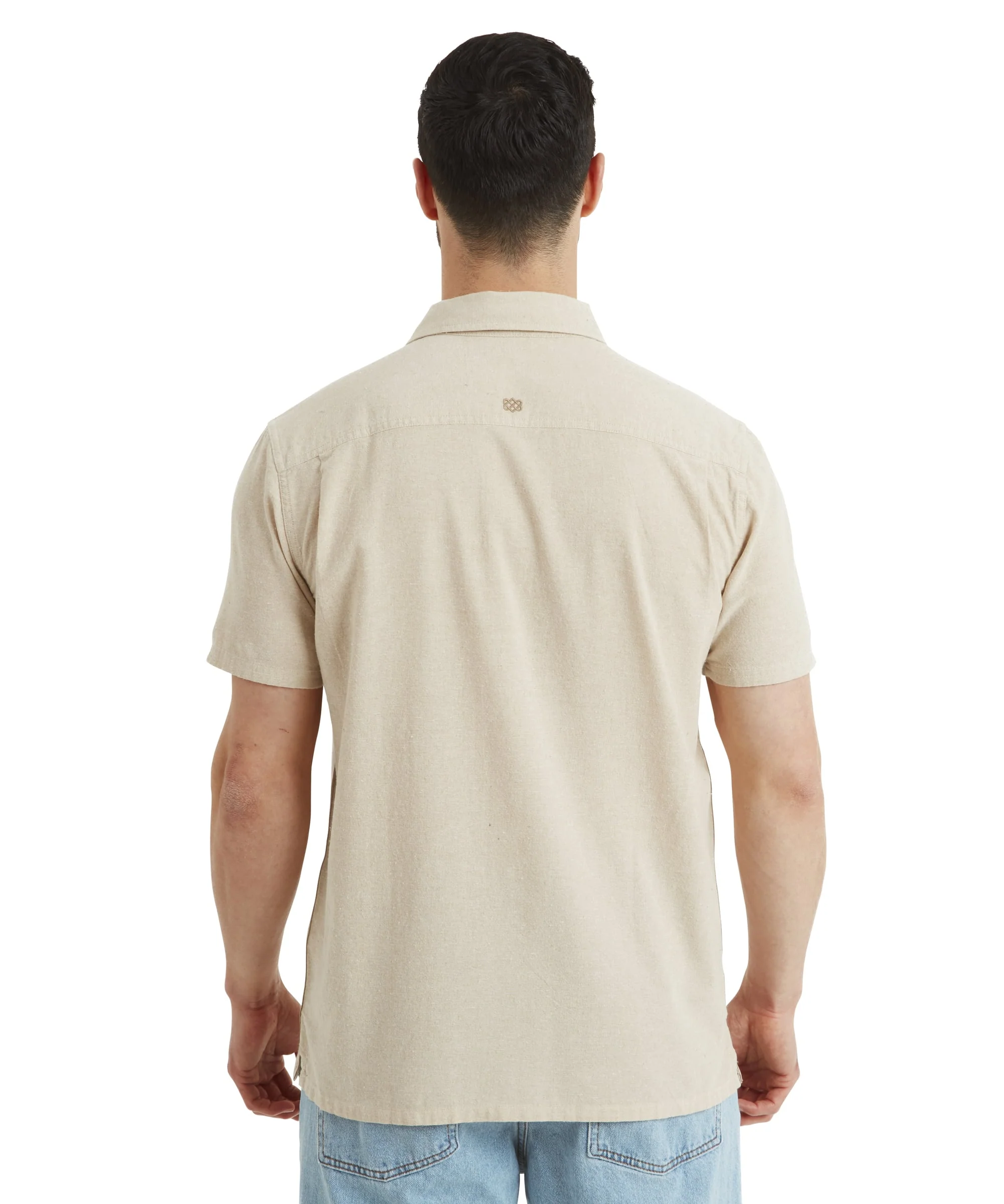 Daha Short Sleeve Shirt - Bardiya Sand - Image 5