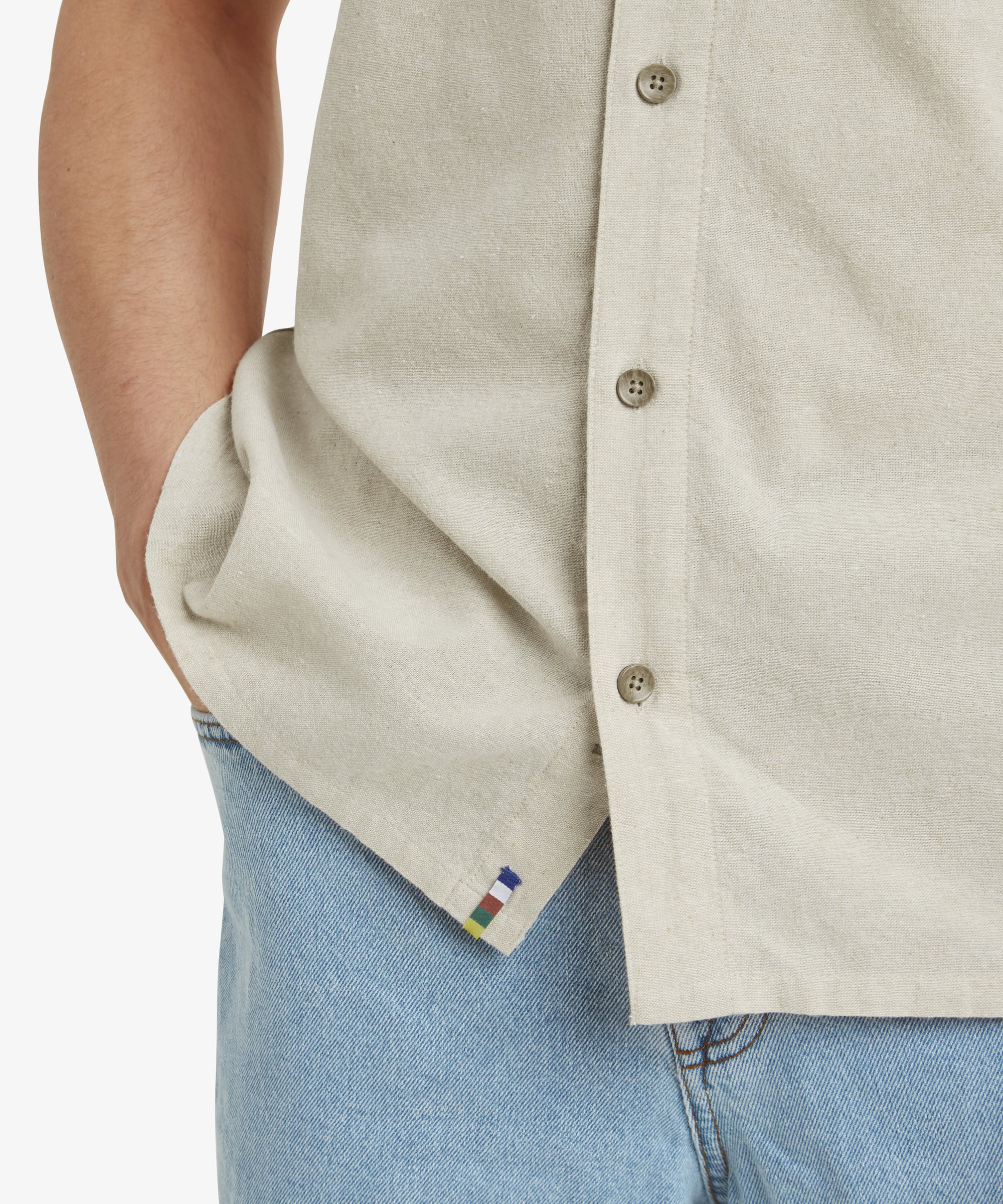 Daha Short Sleeve Shirt - Bardiya Sand - Image 7