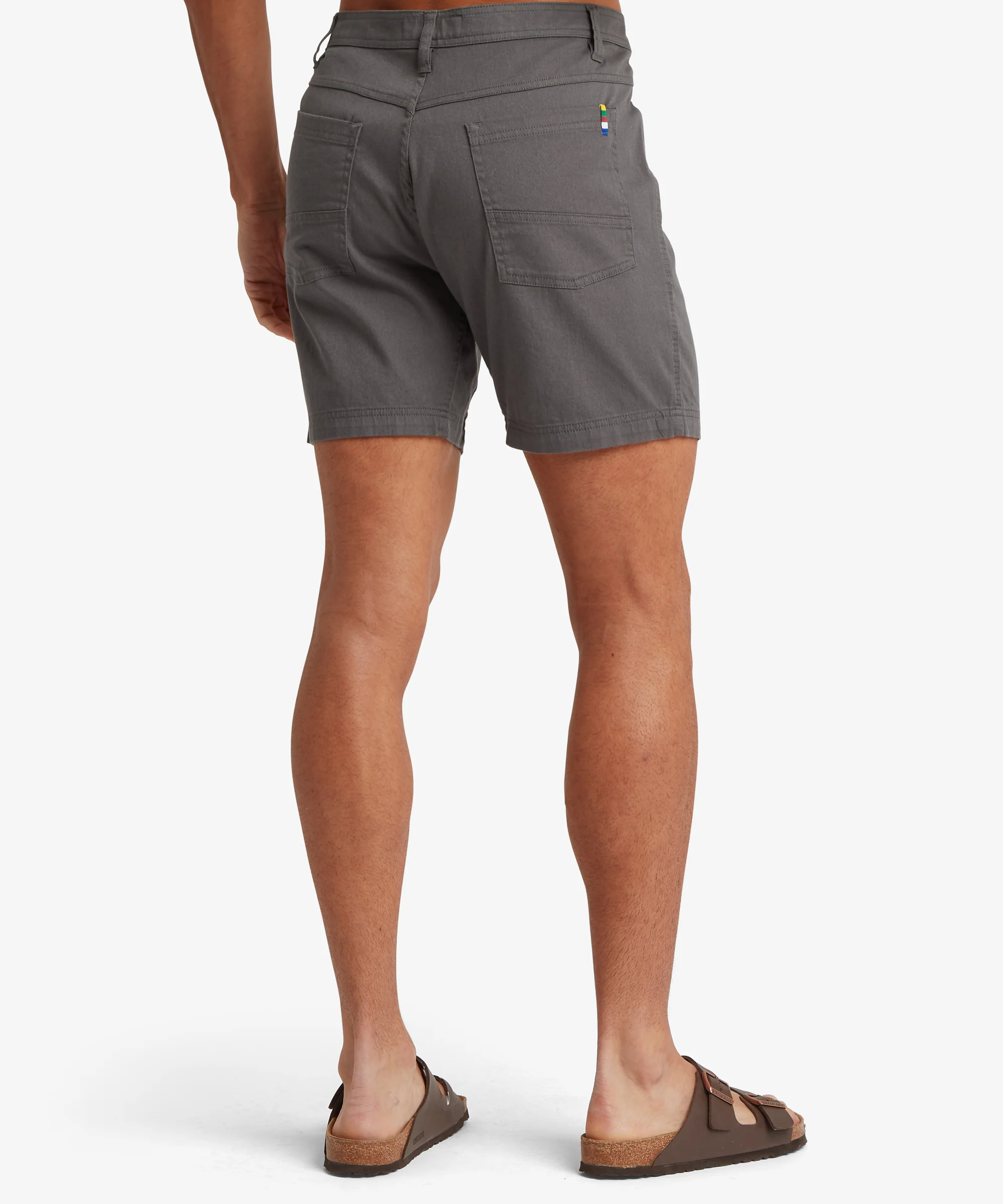 Dando 5 Pocket Short - Kharani Grey - Image 5