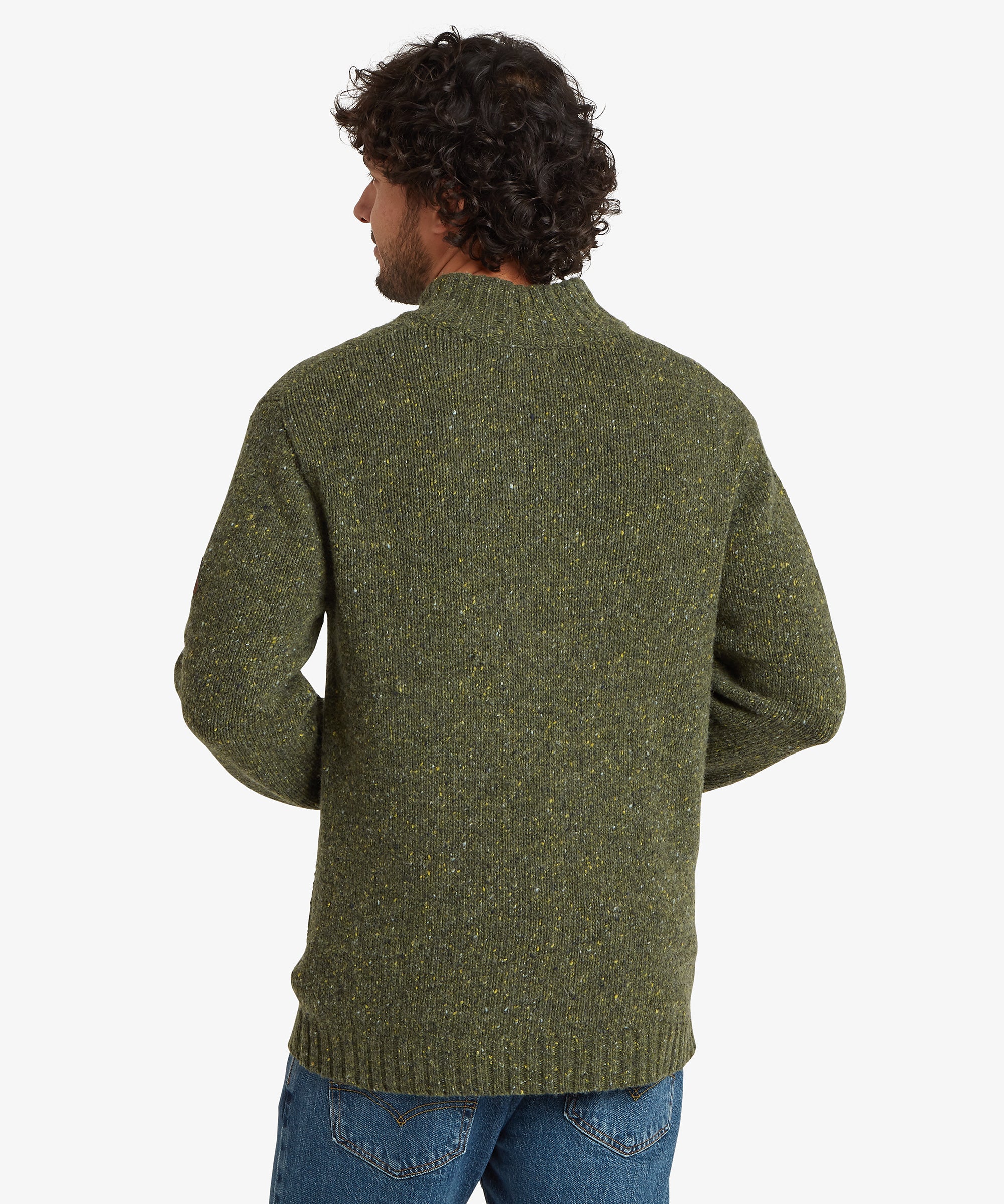 Dumji Quarter Zip Sweater - Evergreen - Image 5