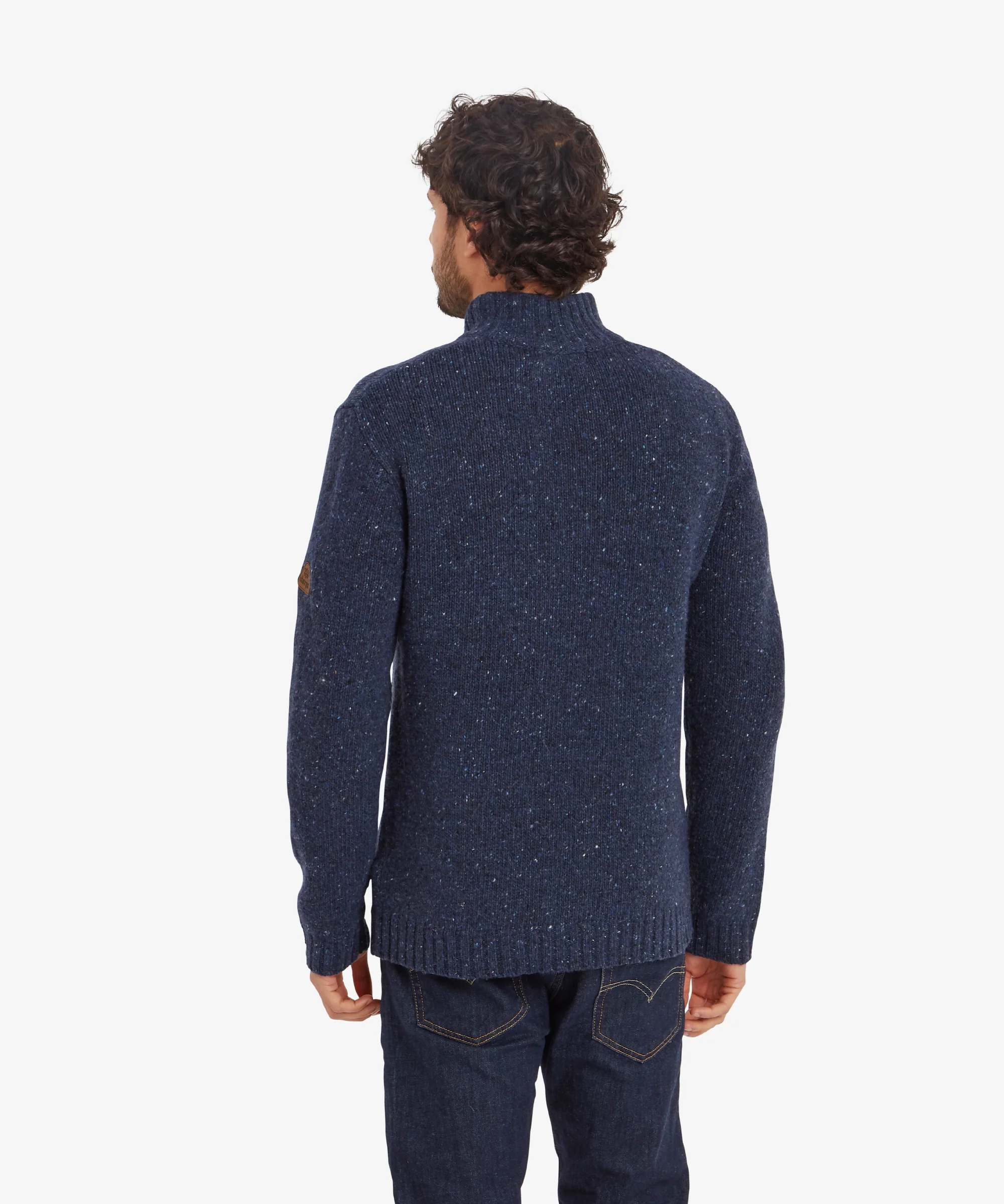 Dumji Quarter Zip Sweater - Rathee Blue - Image 5