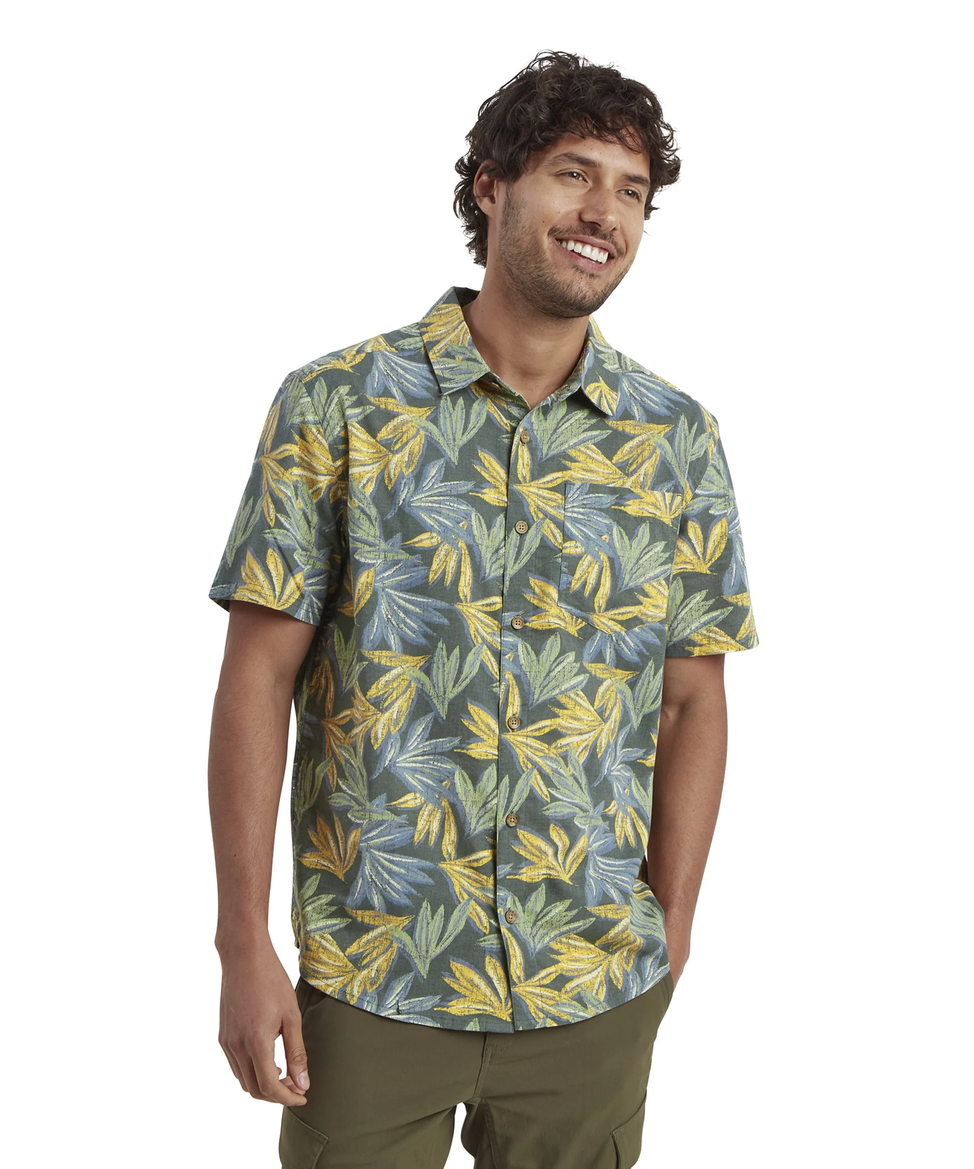 Havai Short Sleeve Shirt - Dark Thyme - Image 6