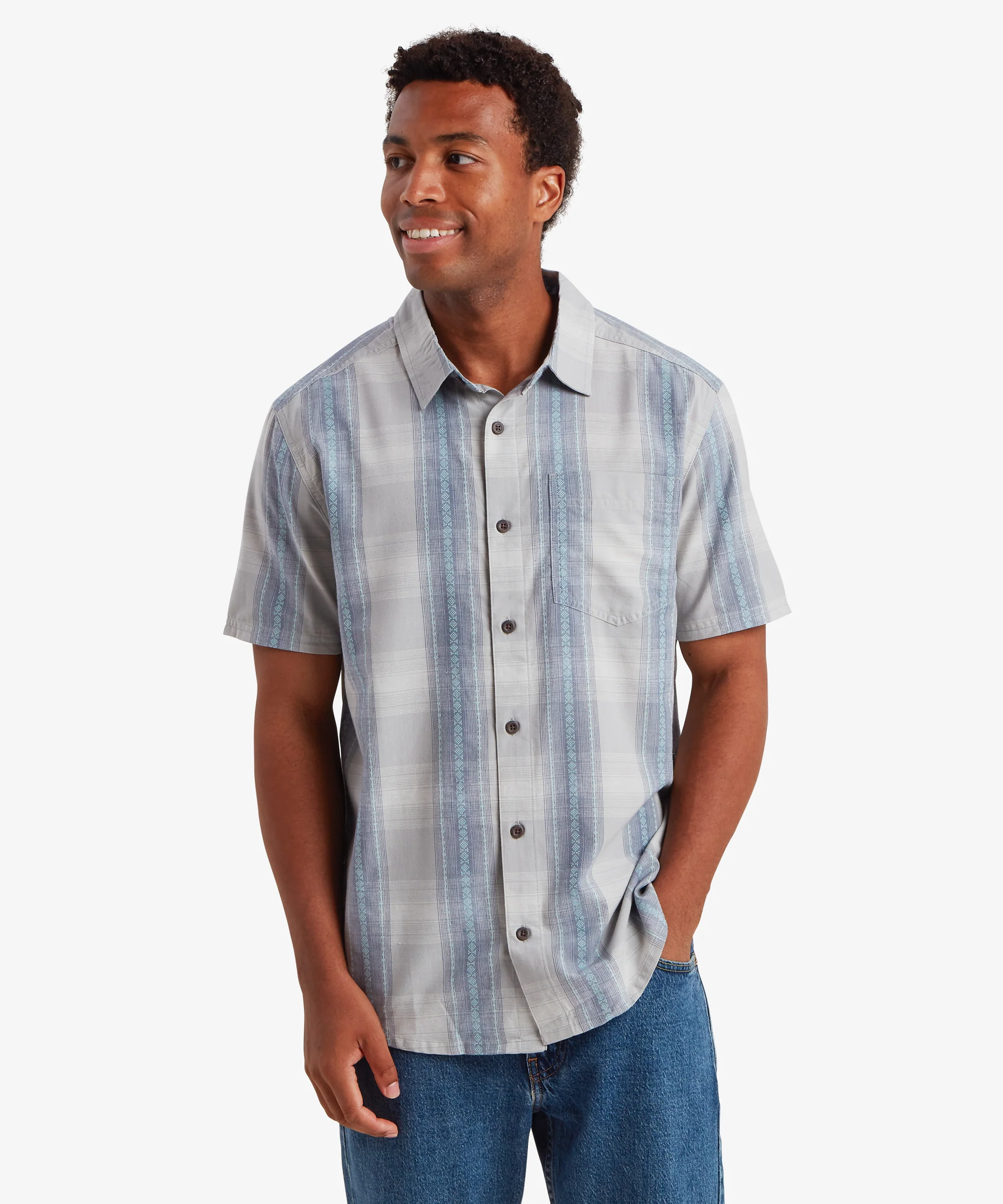Ispat Short Sleeve Shirt - Pearl Blue - Image 2