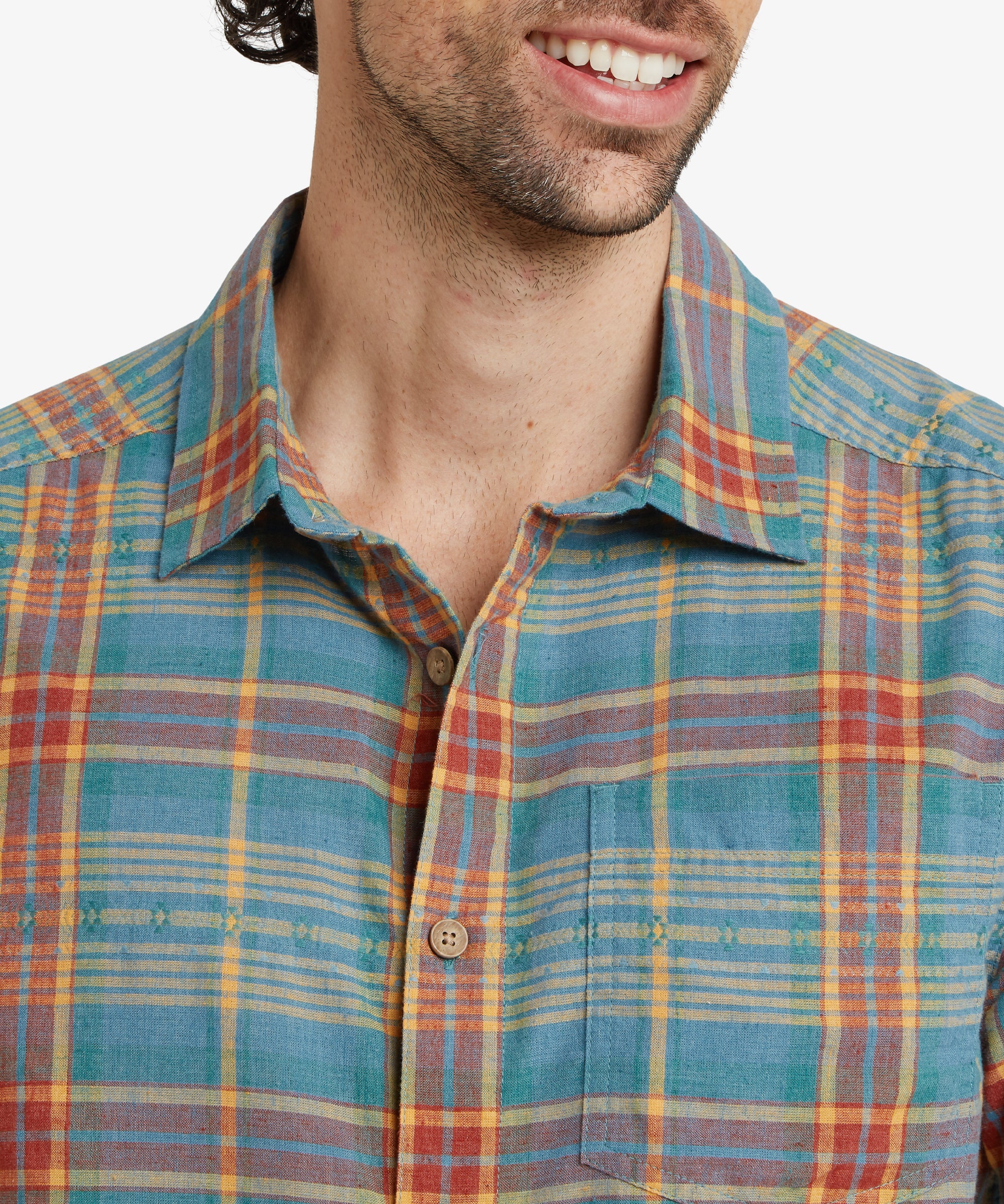 Jampa Plaid Short Sleeve Shirt - Hydra - Image 6