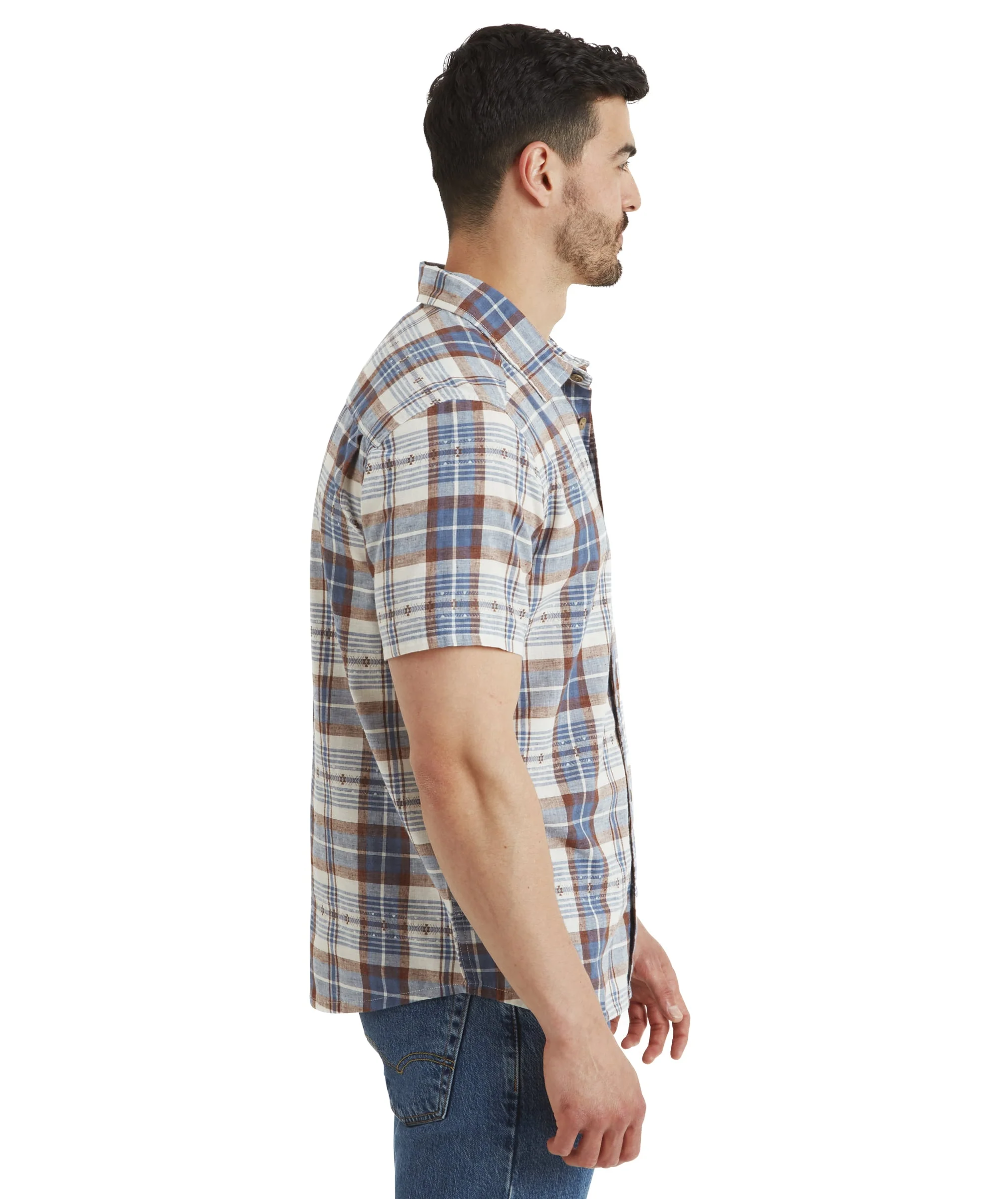Jampa Plaid Short Sleeve Shirt - Peetho - Image 4