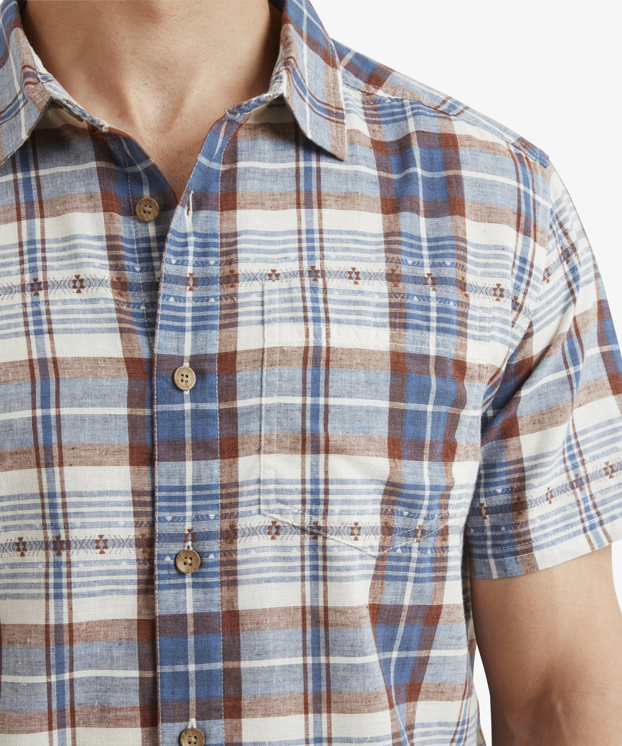 Jampa Plaid Short Sleeve Shirt - Peetho - Image 6