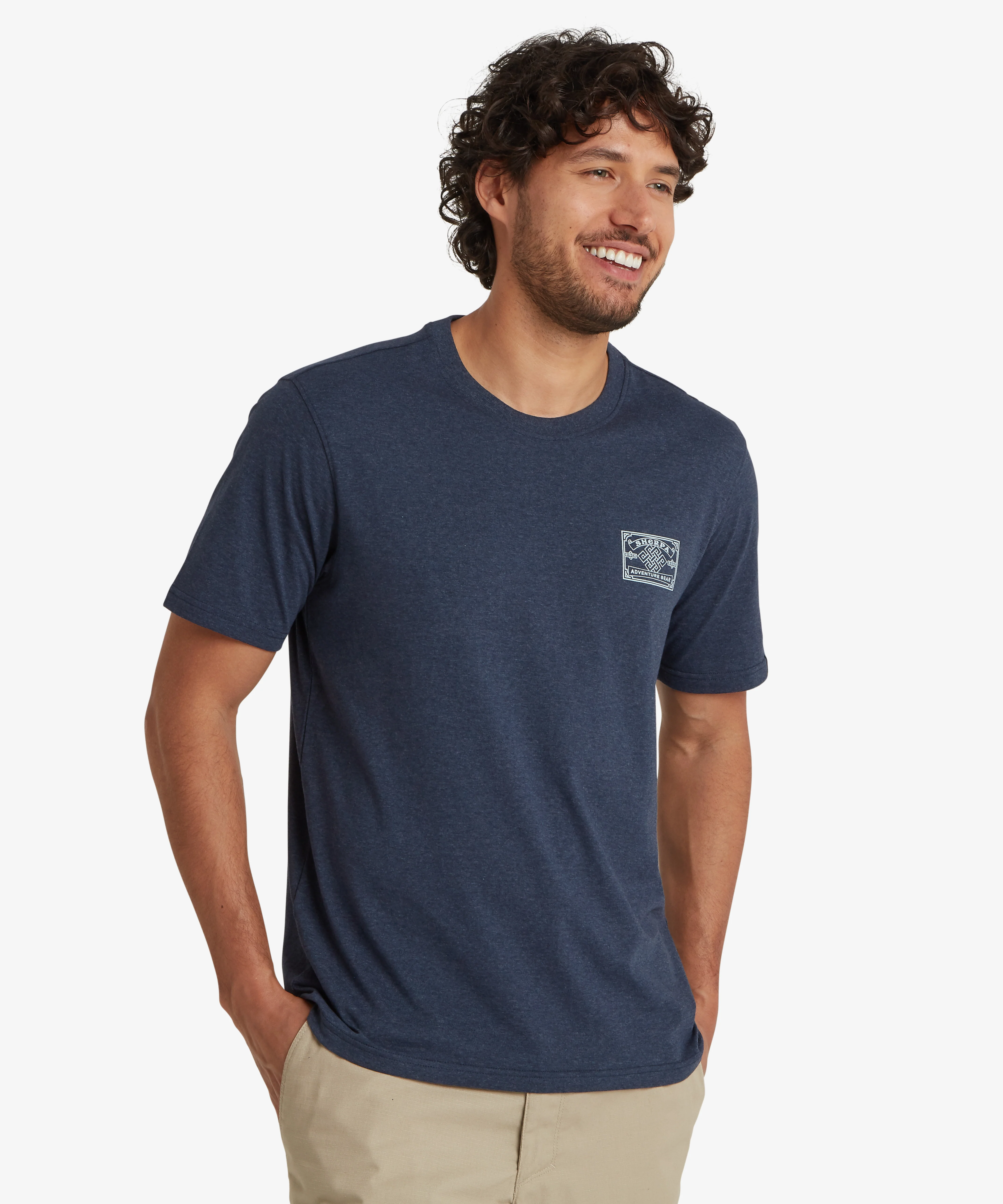 Jutnu Badge T-Shirt - Rathee Blue - Image 3