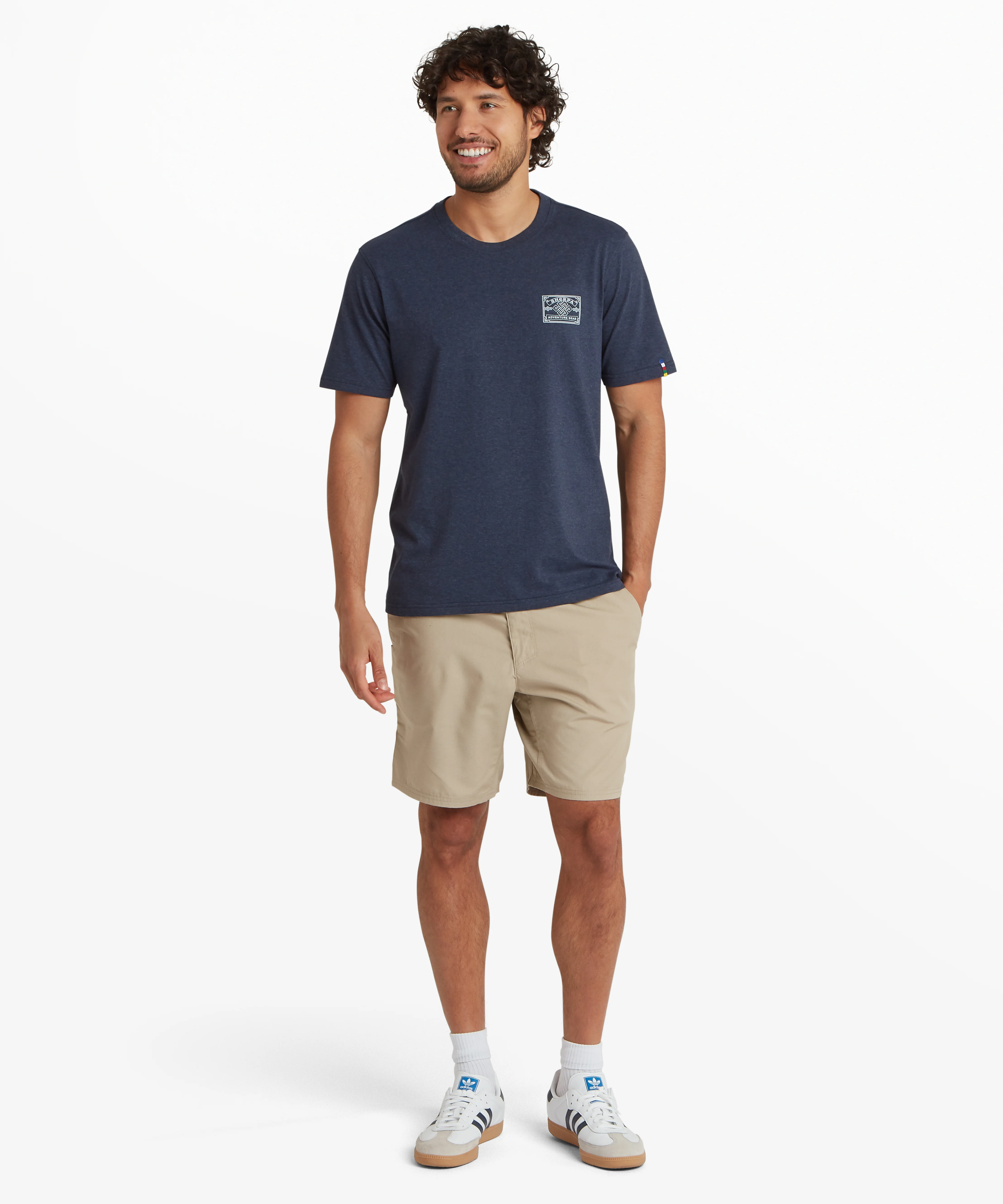 Jutnu Badge T-Shirt - Rathee Blue - Image 4