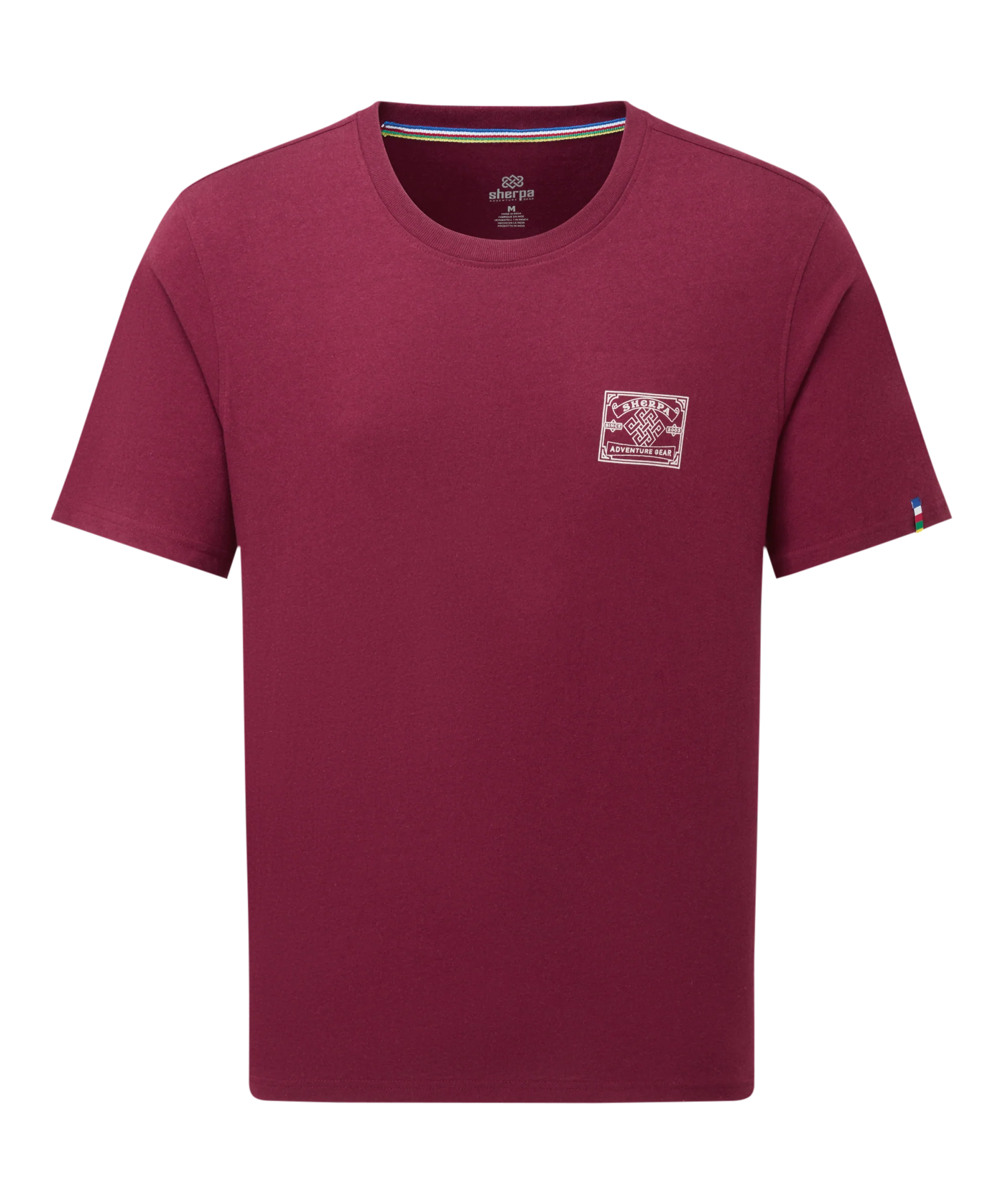 Jutnu Badge T-Shirt - Wine