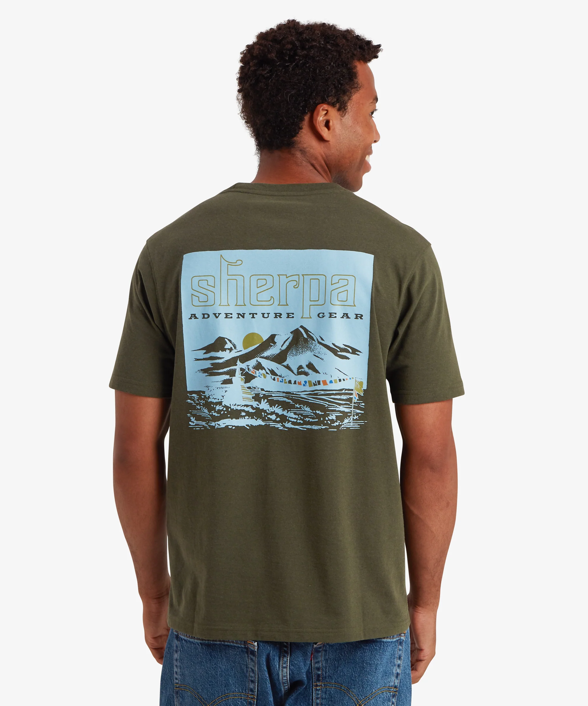 Jutnu Himalayan T-Shirt - Evergreen - Image 6