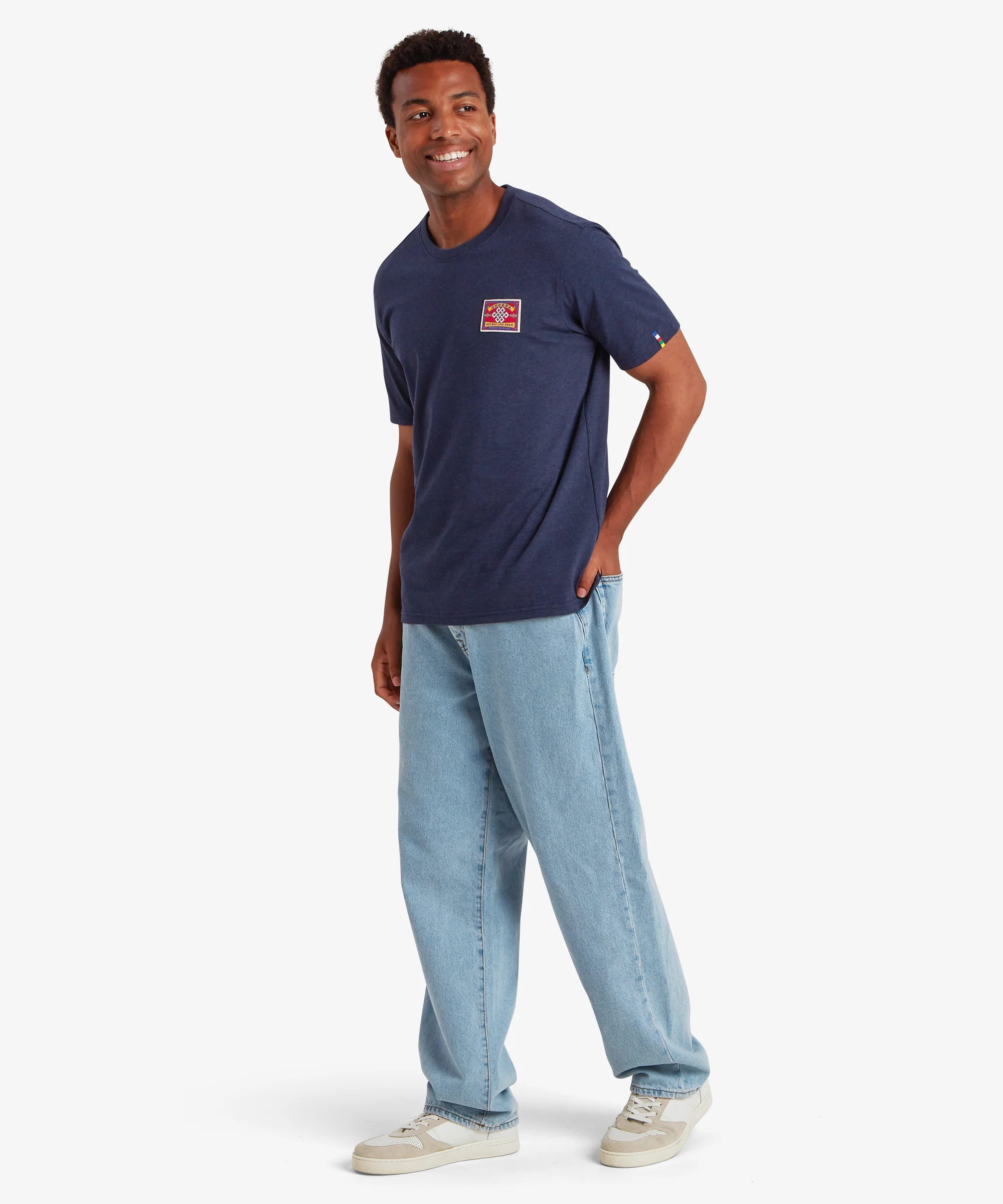 Jutnu Patch T-Shirt - Rathee Blue - Image 3