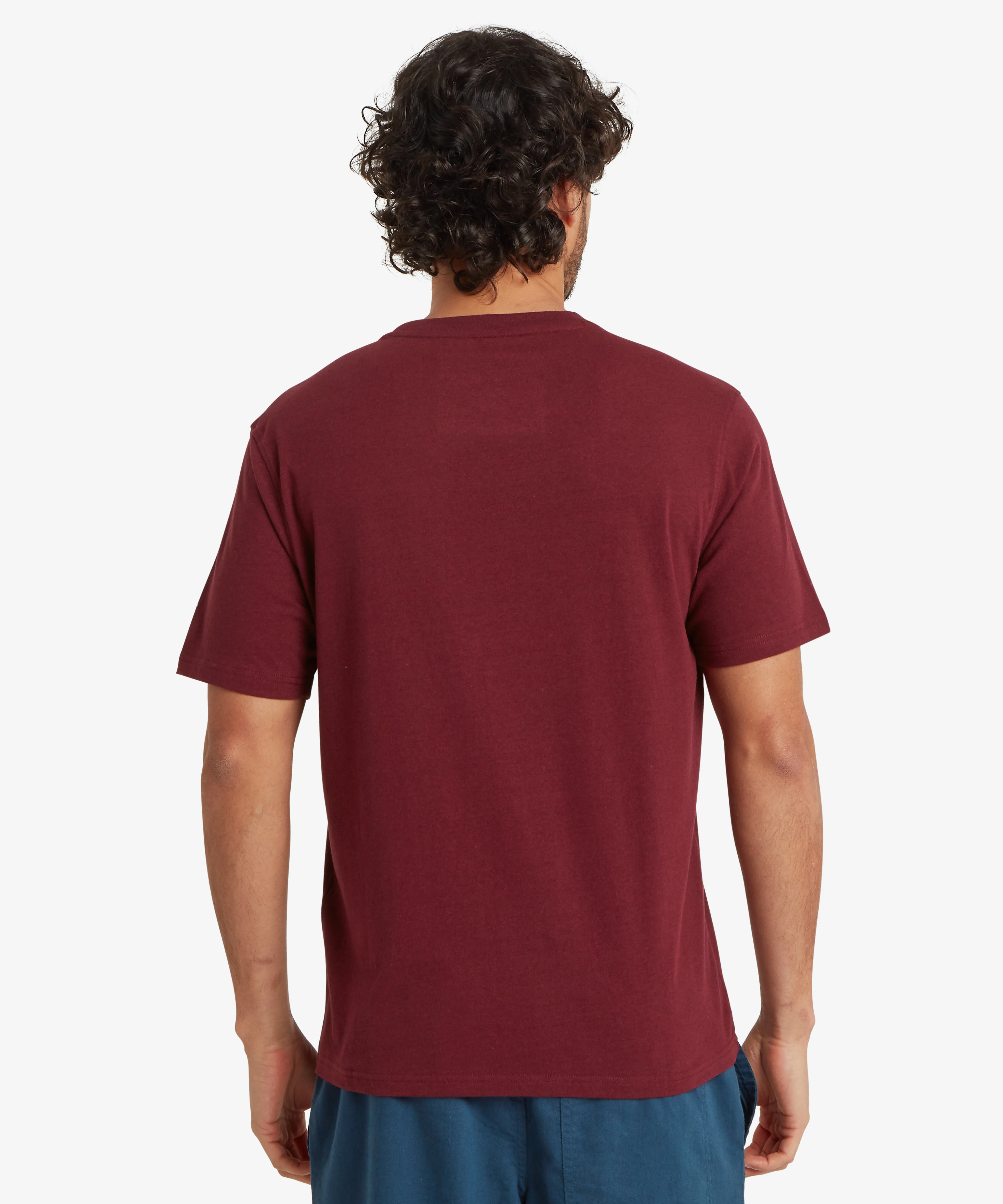 Jutnu Patch T-Shirt - Wine - Image 5